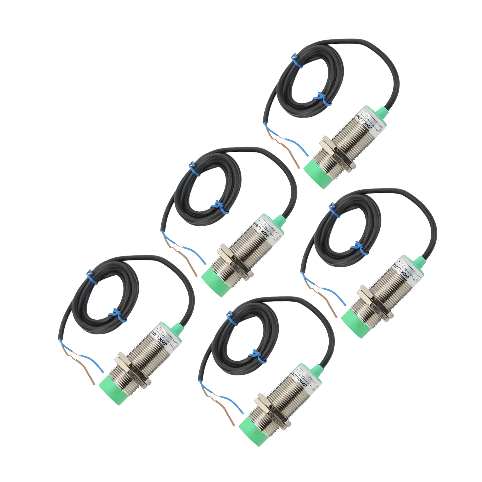 Näherungssensor M24x1,5 10 Mm 2-draht-erkennung Öffner 90–250 V Ac Näherungsschalter Induktiver Detektor 5er-pack