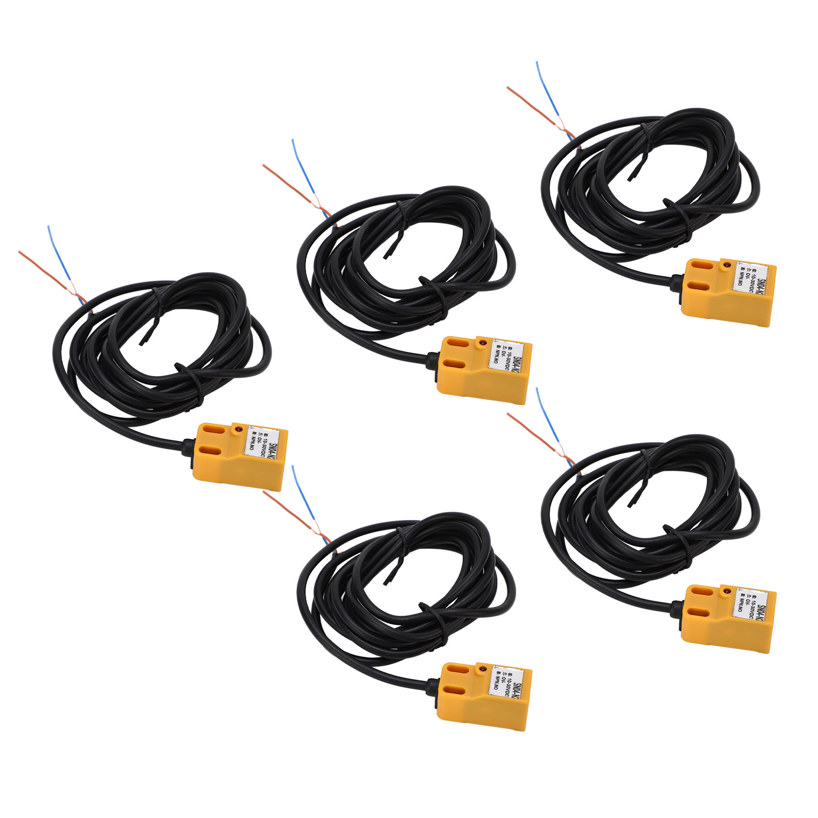 Npn Ip65 Induktiver Näherungsschalter, Abs-gehäuse, Hochfrequenz-näherungssensor, 5 Stück, Dc 10-30v, Industrieller Präsenzmelder.