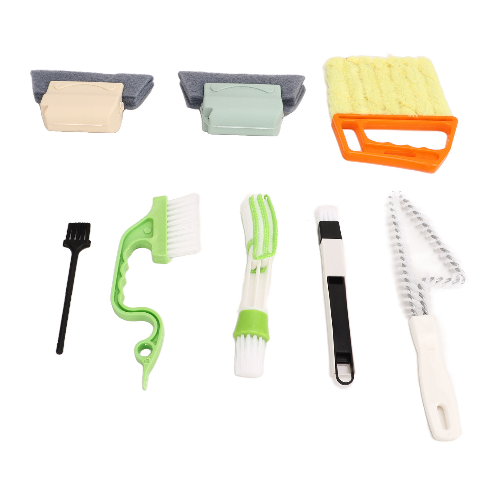Set Mit 8 Autoreinigungsbürsten, Handbürsten Zur Staubentfernung, Für Lüftungsschlitze, Ritzen, Tür- Und Fensterschienen