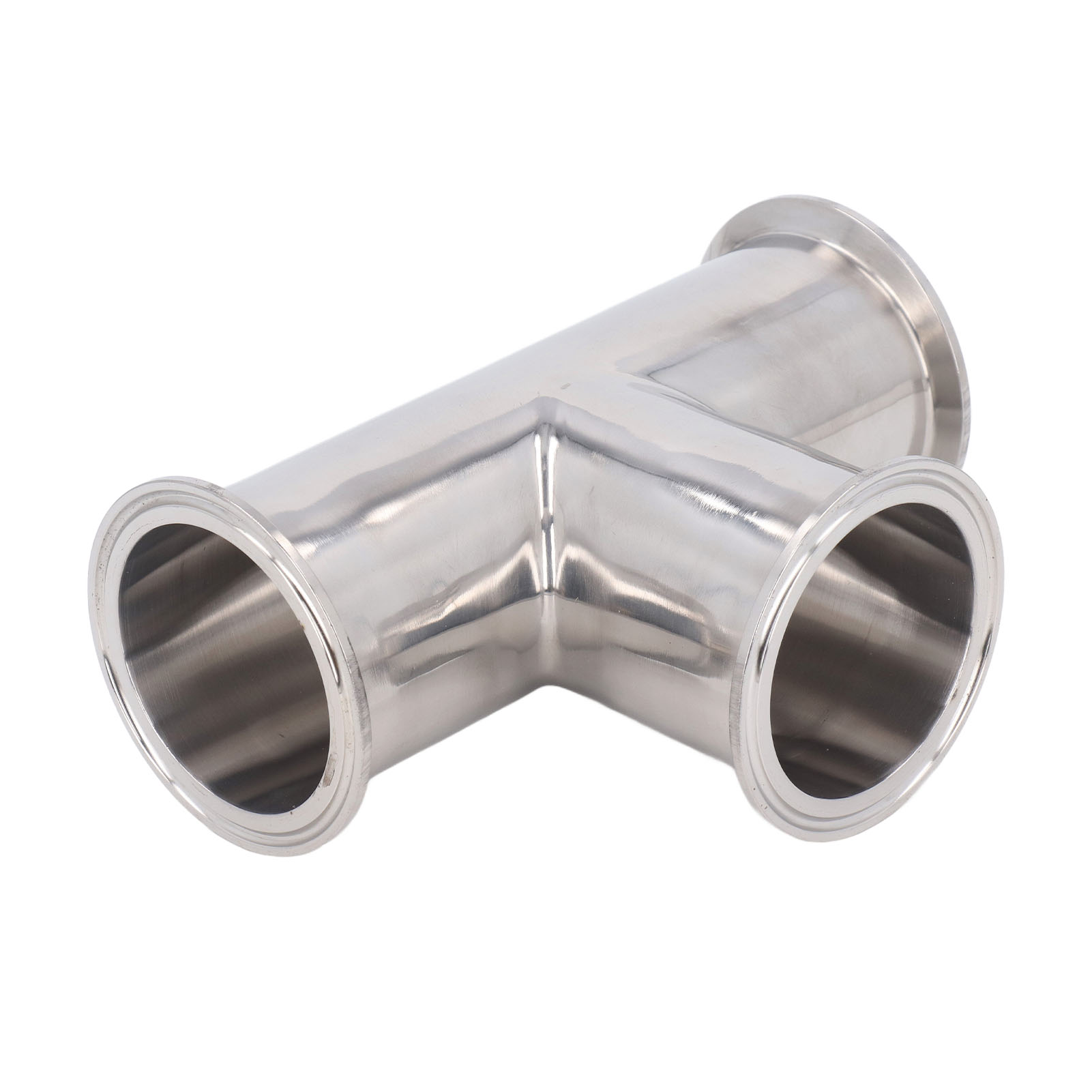 Dreifach-t-stück Aus Edelstahl 304 Für Flexible Schläuche, 3-wege-rohrverbinder 57 Mm