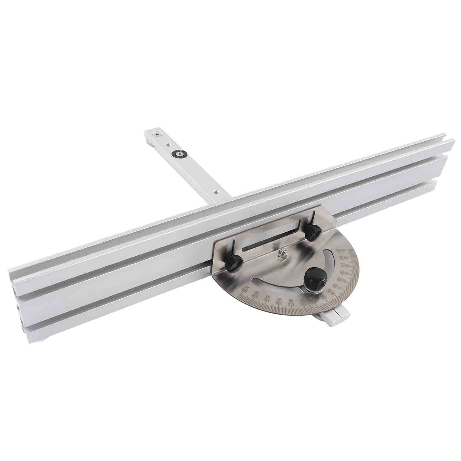 Präzisionsführung Für Tischkreissäge, Hochpräzises Winkelsystem, Verriegelungsmechanismus, Aluminiumlegierung, Verstellbare Gehrungsführung Und Anschlag