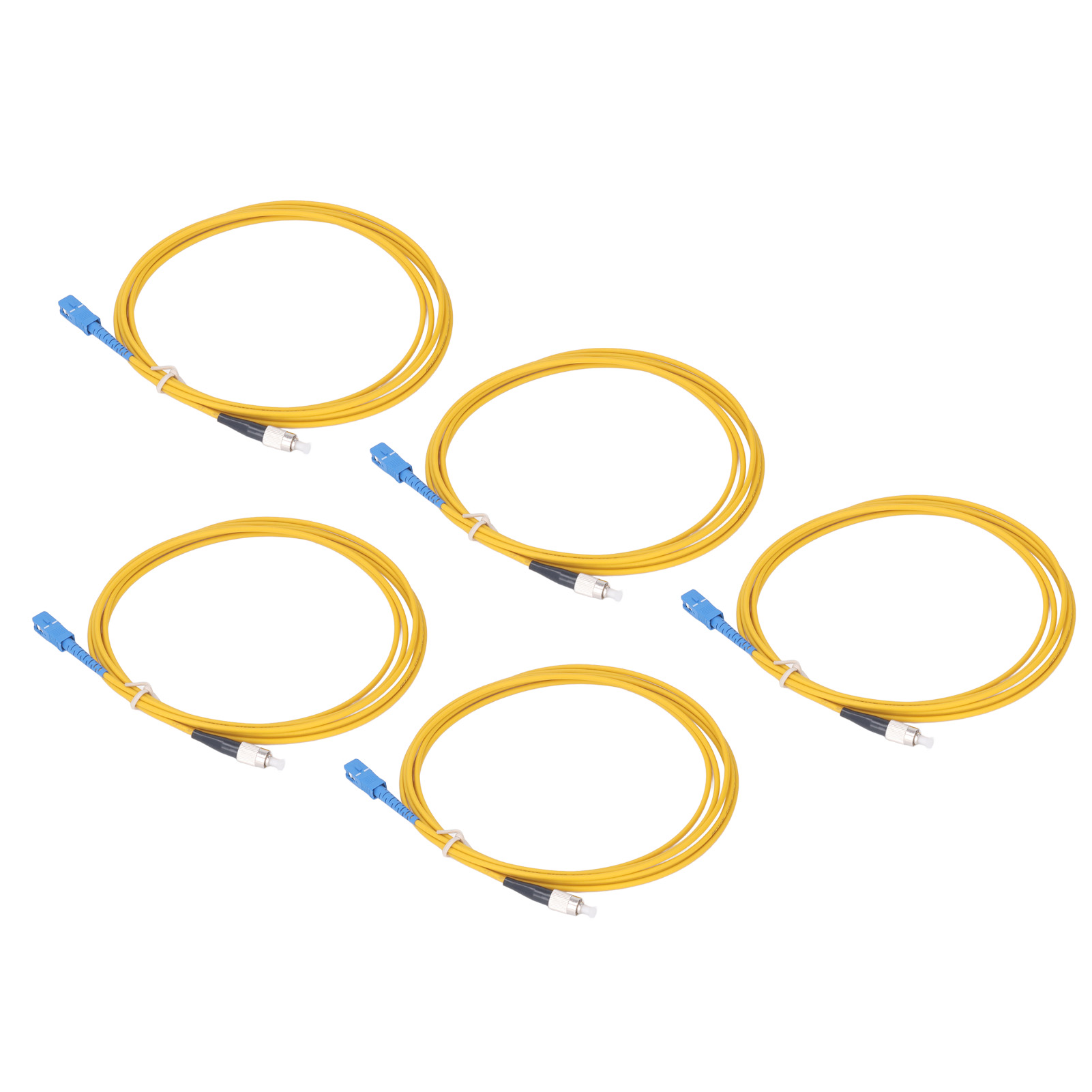 5-teiliges Glasfaserkabel, Hochgeschwindigkeits-internet-patchkabel, Halogenfreier, Raucharmer Lszh-mantel, Carrier-qualität, Netzwerkverlängerung.