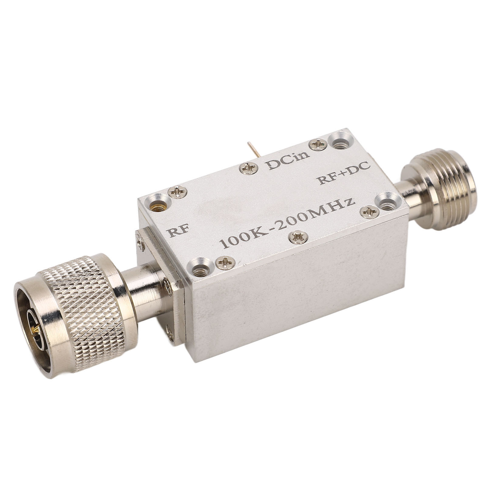 Bias Té Hochfrequenz-hf-breitbandverstärkermodul, Dc-blocker, Koaxialkabel Für Optische Modulation, 0,1–200 Mhz, 1 A