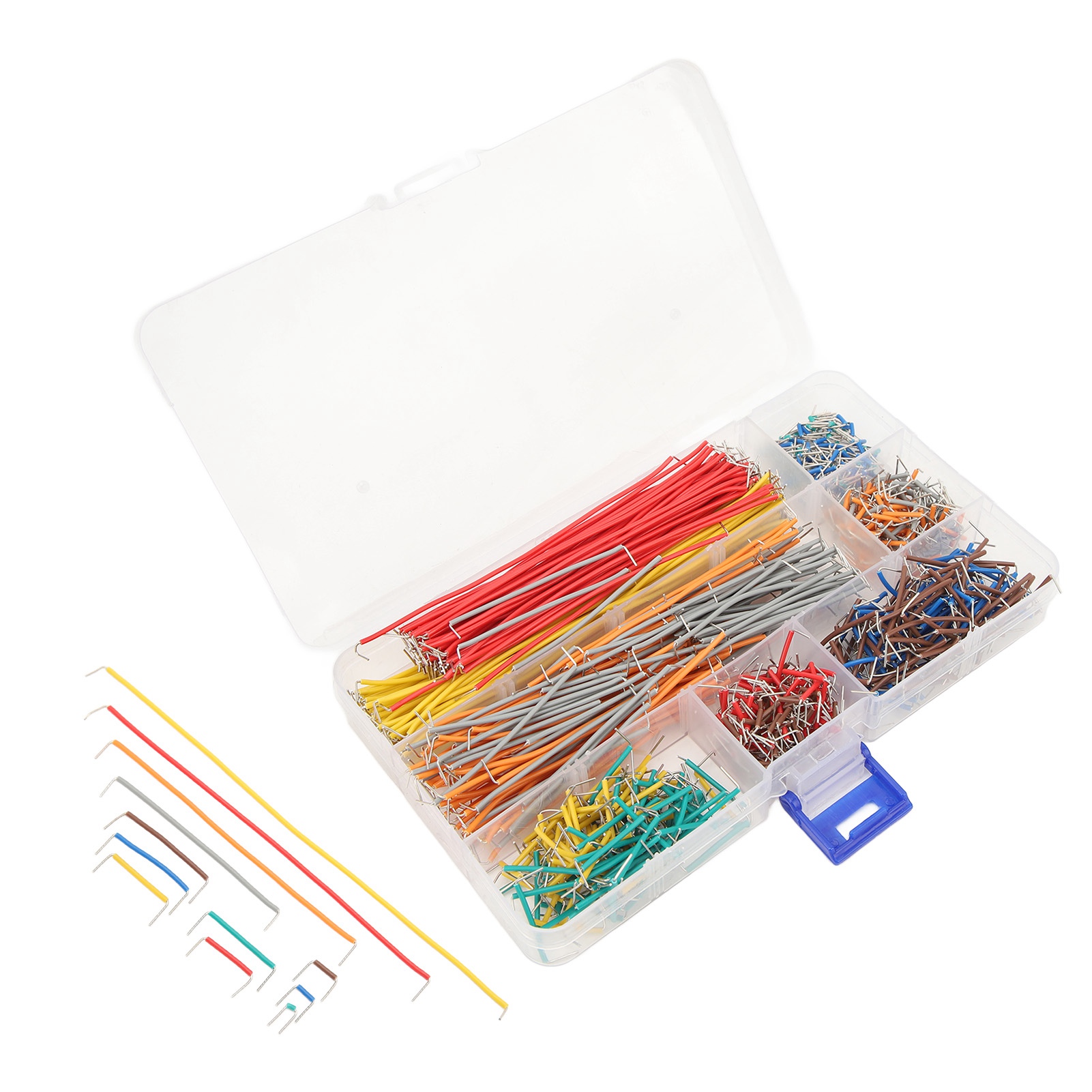 Set Mit 840 Steckplatinen-jumperdrähten, Flexible Prototyping-kabel Mit Aufbewahrungsbox, Flexibles Jumper-set