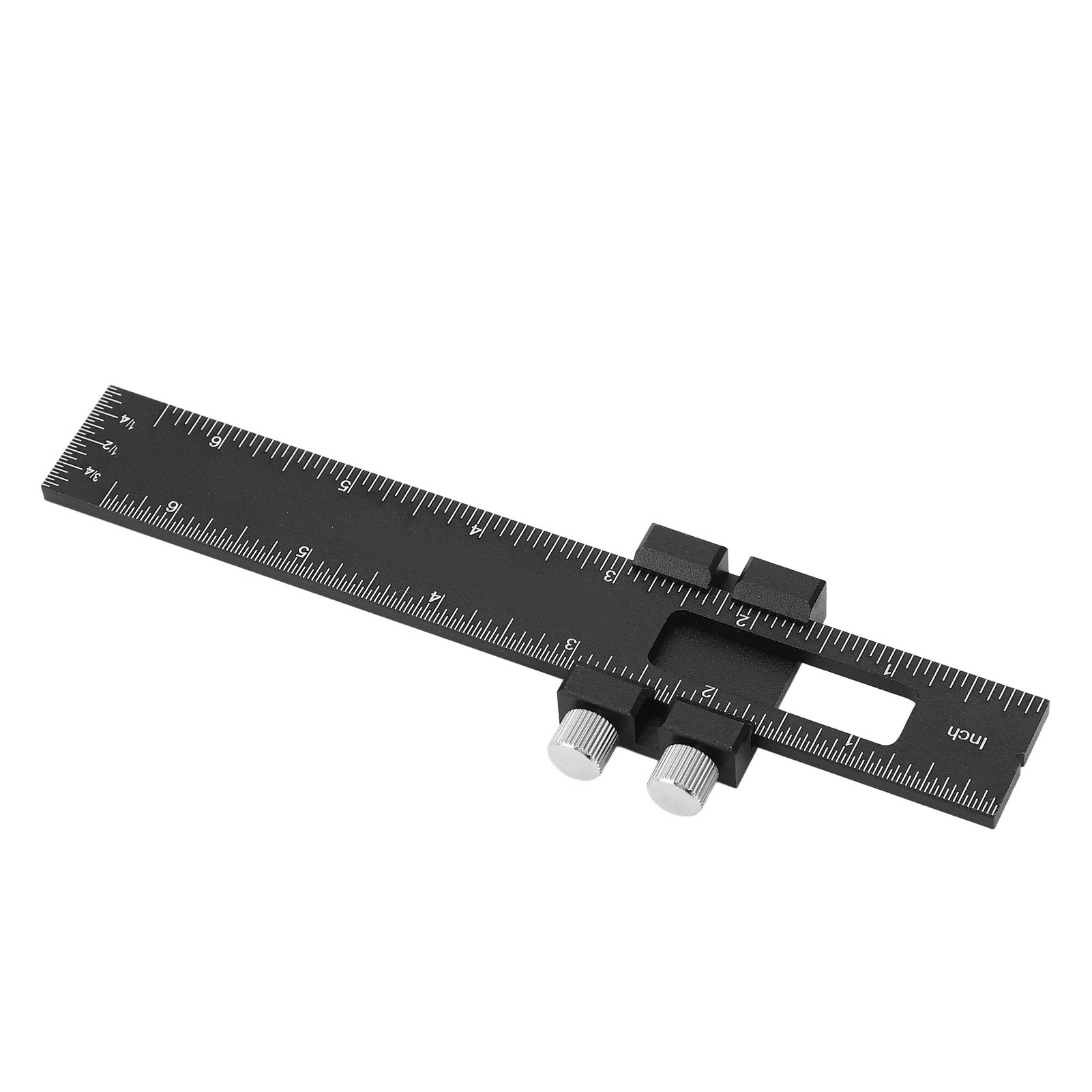 Aluminium-zimmermannswinkel, Verstellbarer Schieber Mit Anschlag, Zeichen- Und Markierungsfunktion, Metrische Und Zoll-skala, 15 Cm.