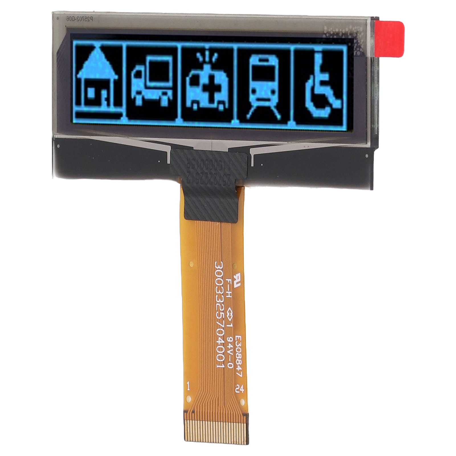 2,23 Zoll 123x32 Oled-displaymodul, 24-polige Spi/iic-schnittstelle, Ssd1305, Blaue Farbe, Organische Leuchtdiode, Arduino-kompatibel.