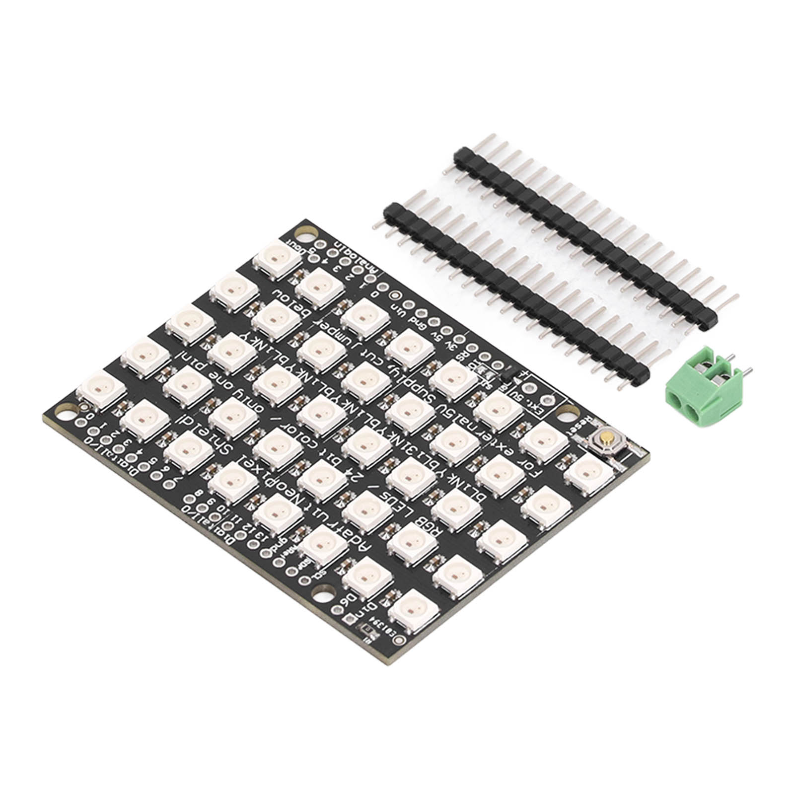 Ws2812b 5050 Rgb Adressierbarer Led-streifen, 5x8, 40 Pixel, 5v Lichtentwicklungsmodul, Integrierte Steuerplatine