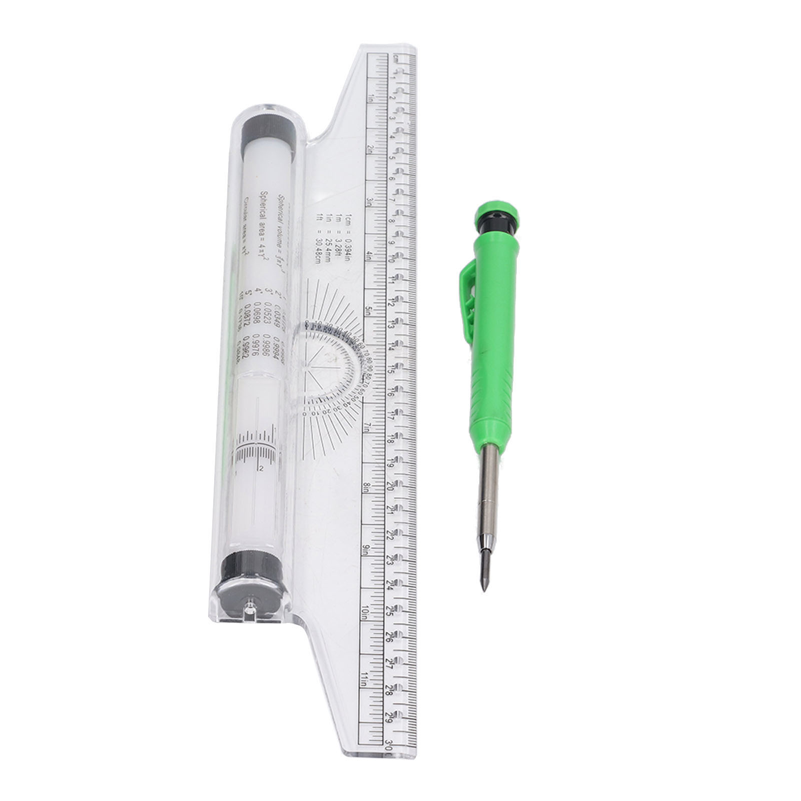 Rollmesslineal, 30 Cm, Verschiedene Formeln, Horizontale Und Vertikale Parallellinien, Bögen Und Kurven, Zeichenwerkzeug