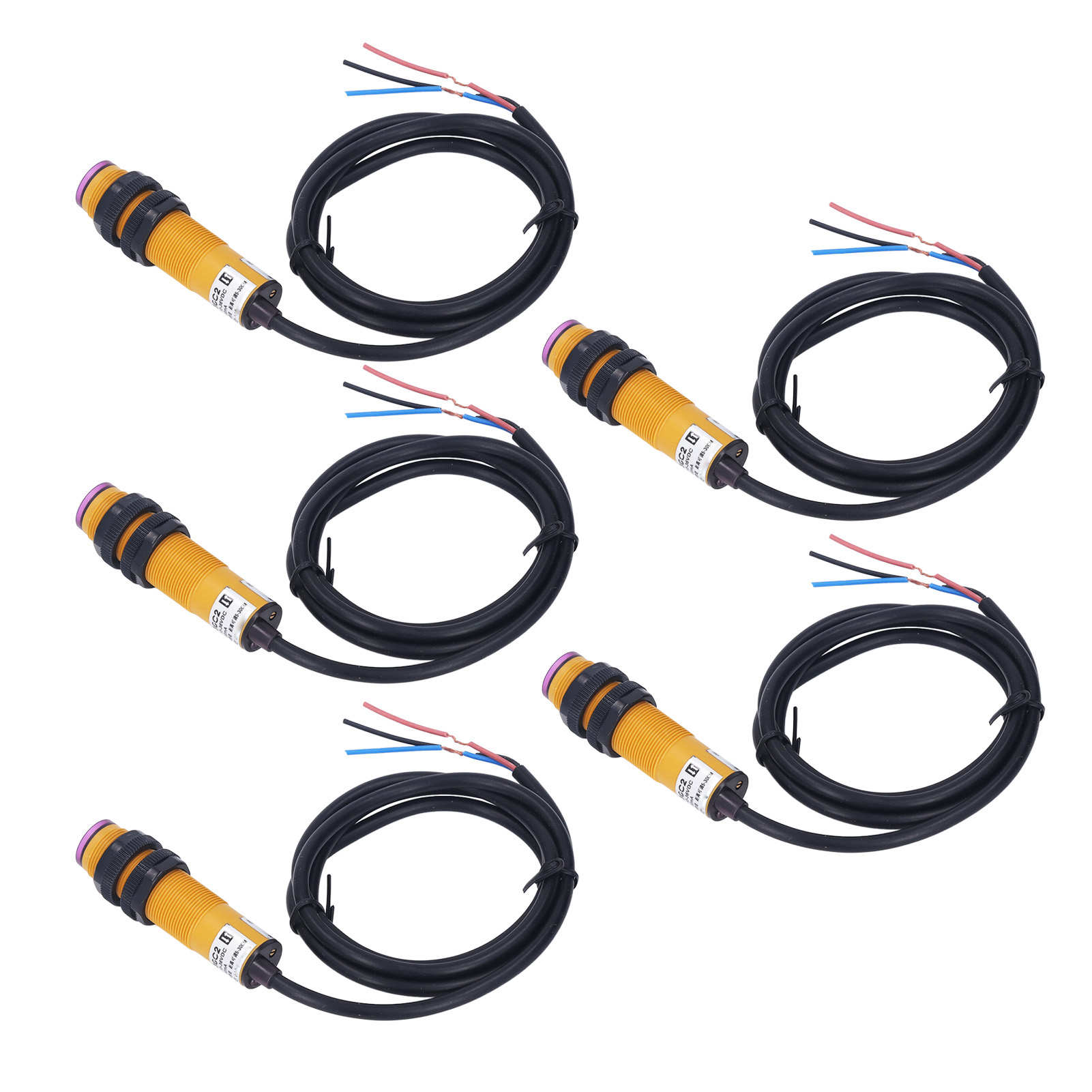 5-teiliger Npn-infrarot-fotodetektorsensor, Normalerweise Geschlossen, Messbereich 5-30 Cm, Näherungsschalter Für 10-36 V Gleichstrom