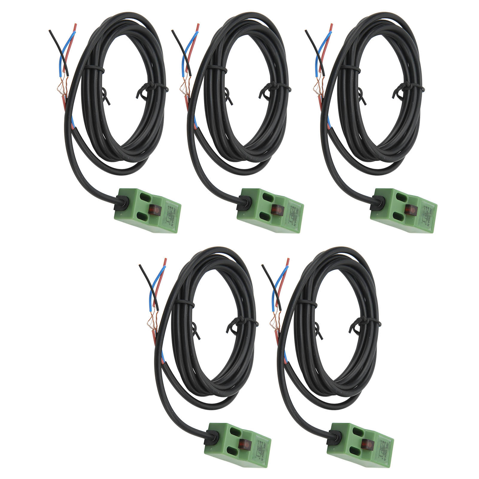 Hochfrequenter Induktiver Näherungssensor, Schutzart Ip65, Normalerweise Offener Npn-schalter, 10–30 V Dc, 5er-packung