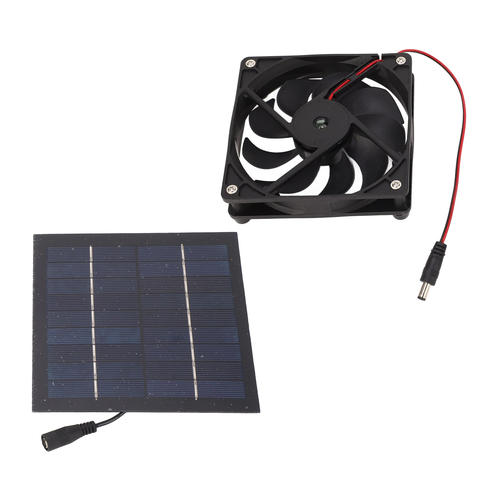 50-w-solarventilator Mit Panel, Tragbar Für Gewächshaus, Schuppen, Hühnerstall, Tierstall, Fensterabzug