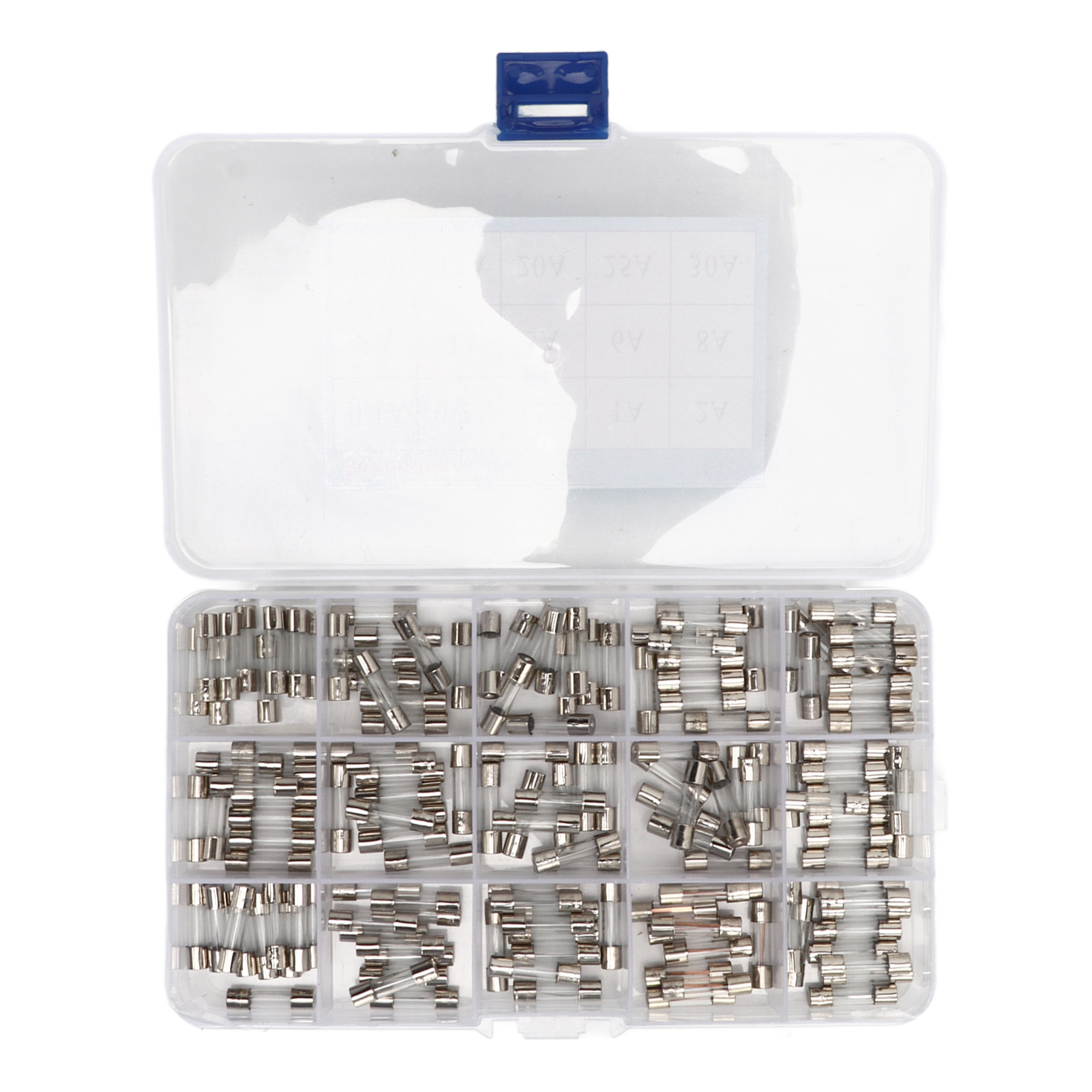 150-teiliges Glassicherungsset, 0,1 A–30 A, 15 Typen, 5 X 20 Mm, Elektronischer Schaltungsschutz