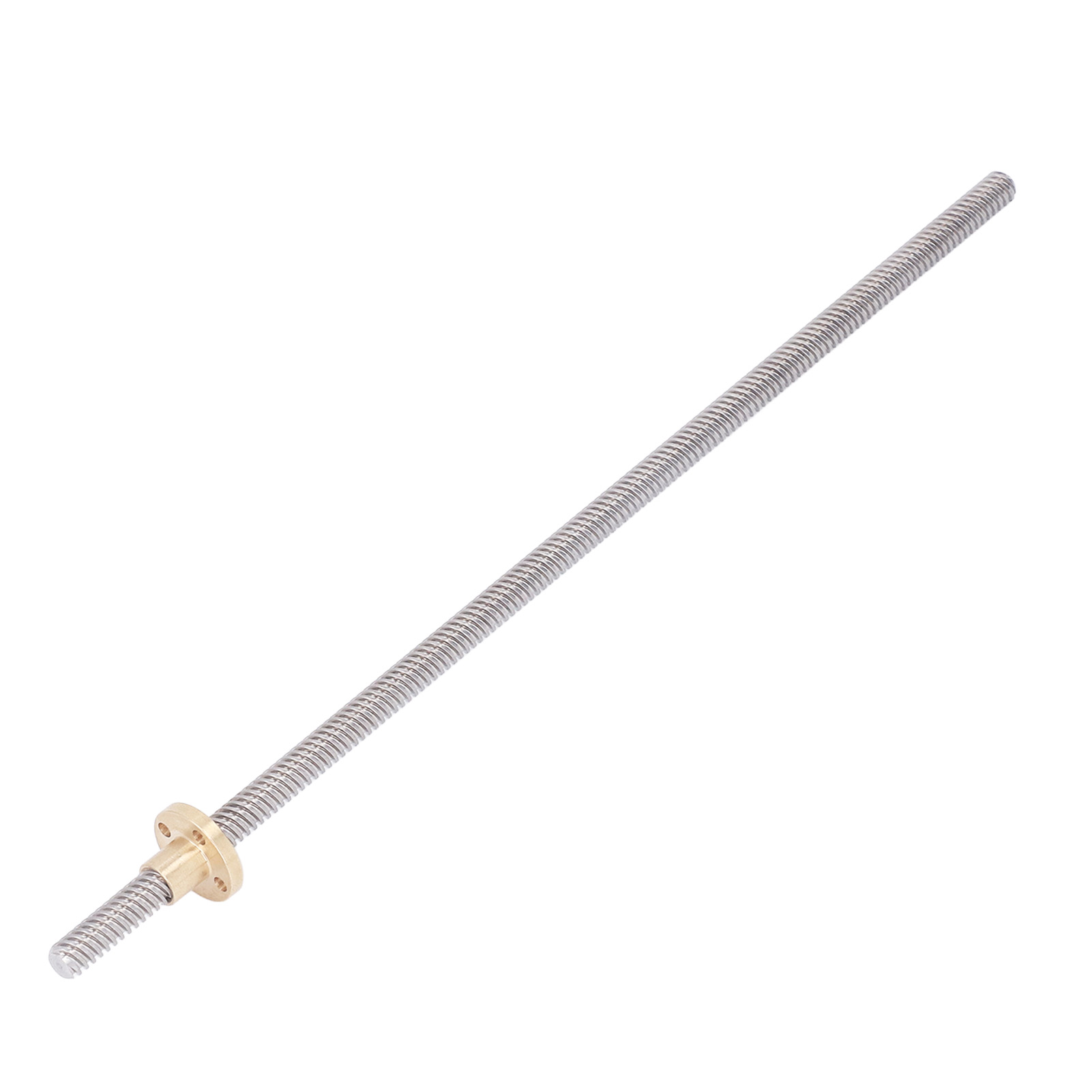 300 Mm Lange Lineare Gewindestange Aus T8-edelstahl, 5 Sets Mit Messingmutter Für 3d-drucker, Präzisionsschraube