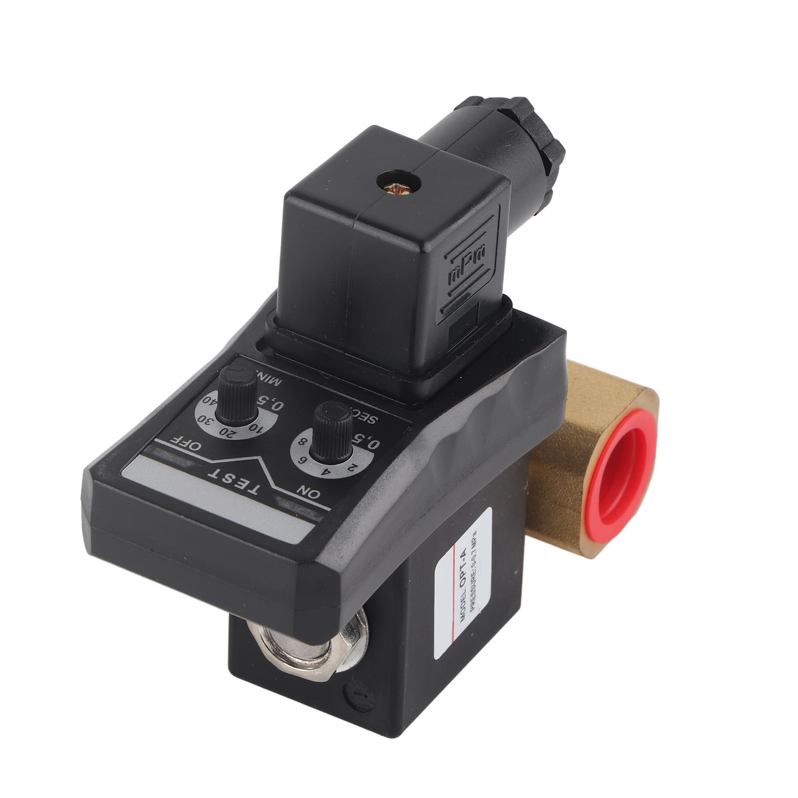Automatisches Entlüftungs-magnetventil Mit Zeitschaltuhr Für Luftkompressor, Tankentleerung, Separate Ausführung, 24 V Dc, Programmierbares Magnetventil.