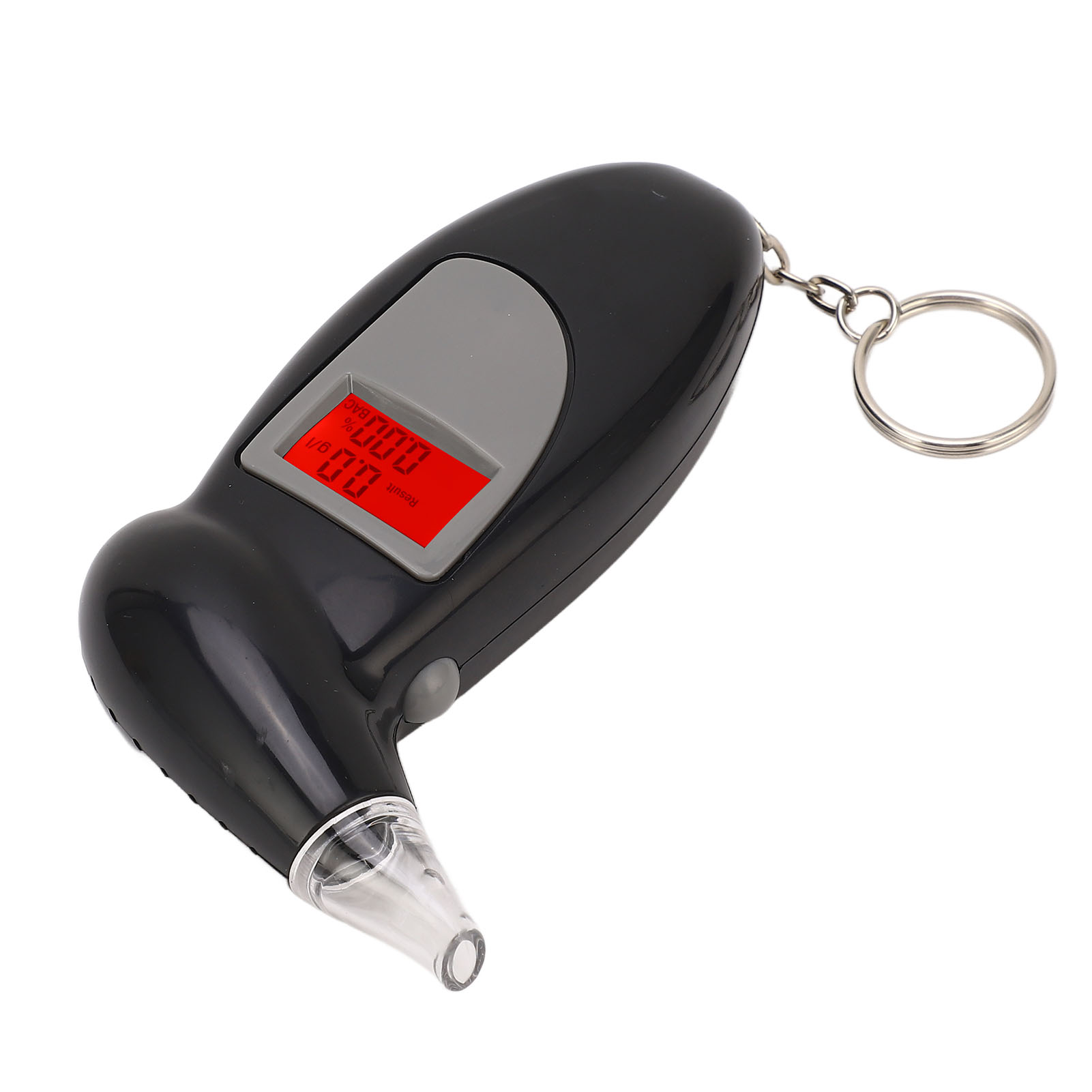 Professionelles Elektronisches Atemalkoholmessgerät, Tragbarer Alkoholdetektor Mit Akustischem Alarm, Digitale Genauigkeit, 5 Mundstücke Im Lieferumfang Enthalten.