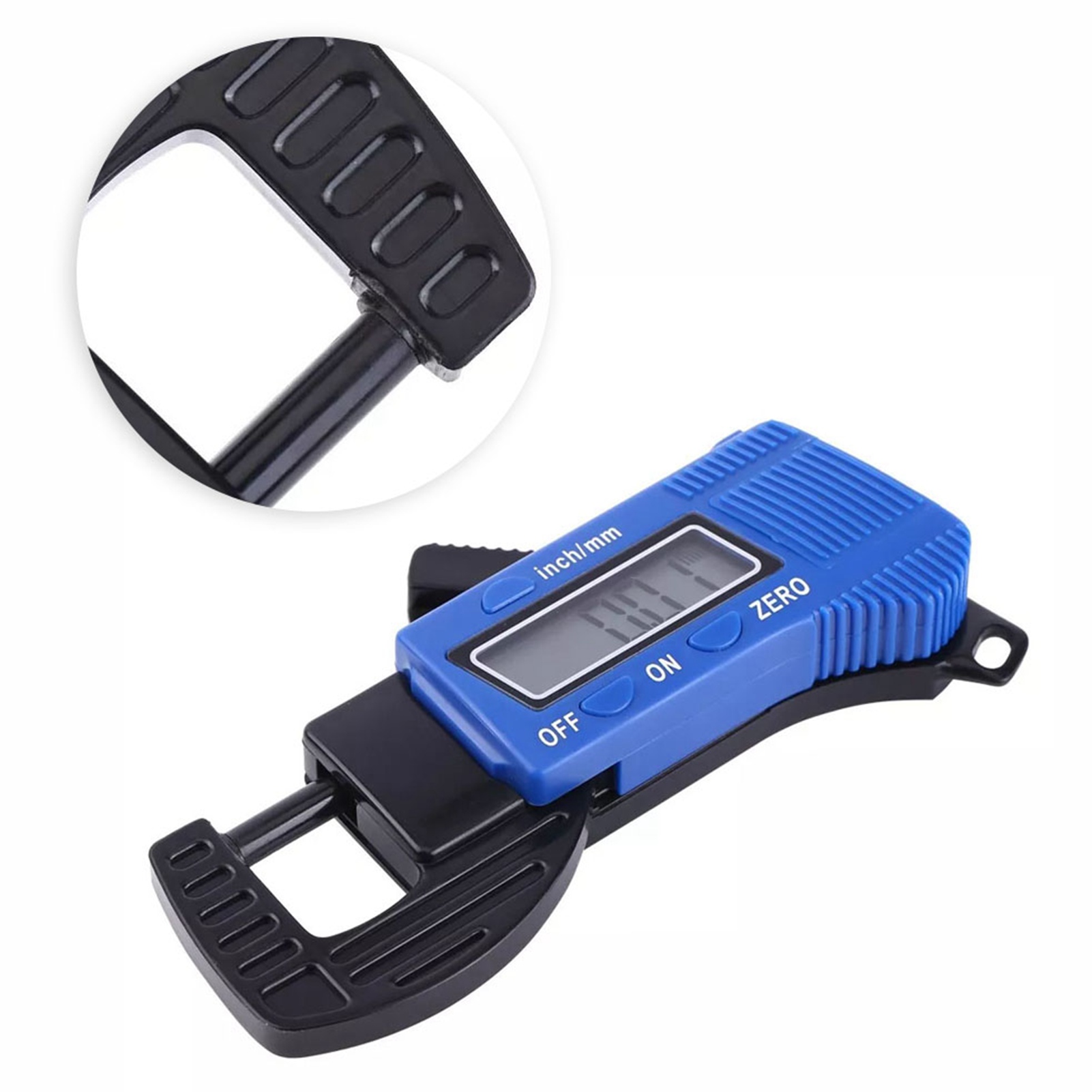 Leichtes Digitales Dickenmessgerät, Messgenauigkeit 0,01 Mm, Kunststoff 0-12,7 Mm, Kompaktes Digitaldisplay, Zuverlässiges Prüfgerät.