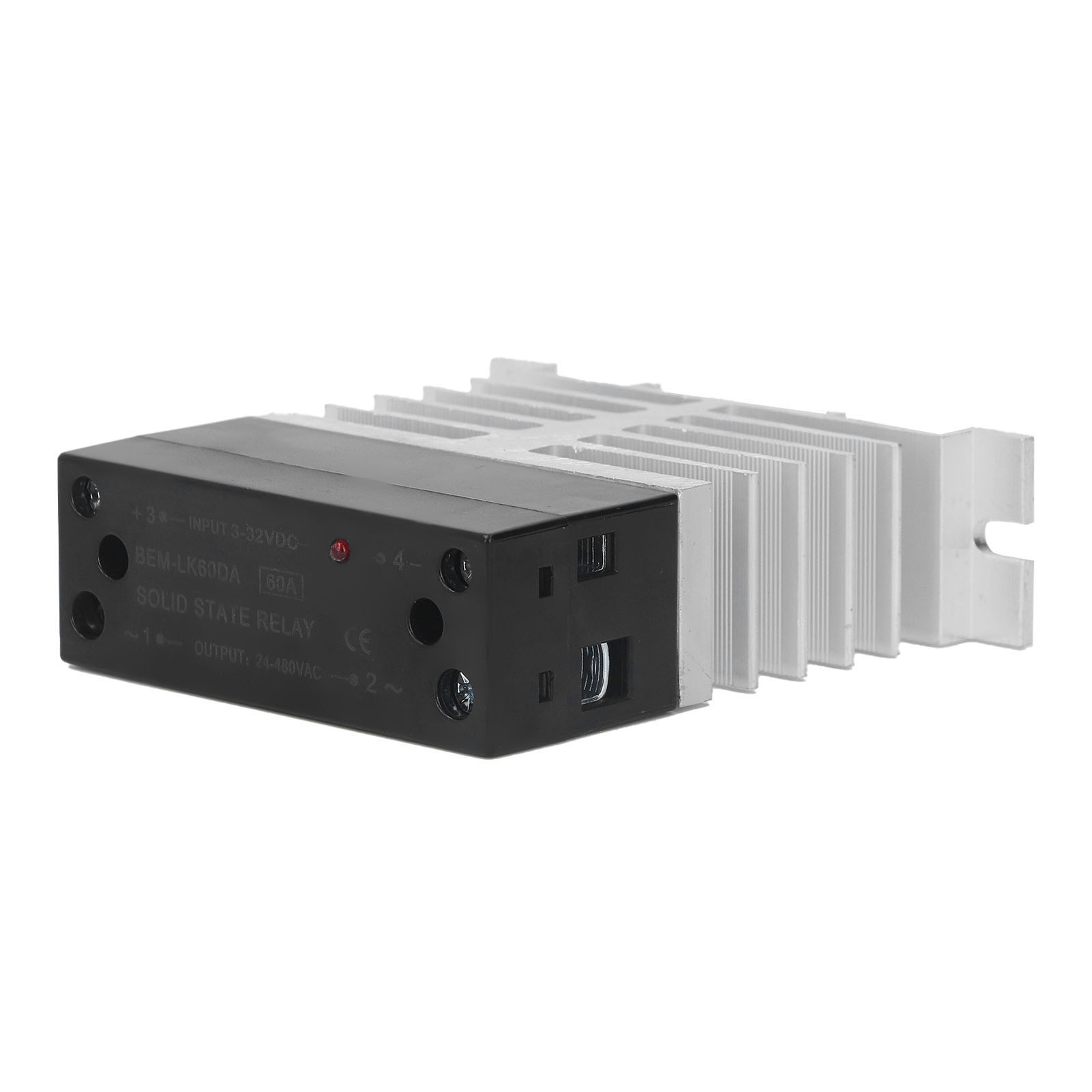 Halbleiterrelais (ssr) Mit Flammhemmendem Abs-gehäuse, 3–32 V Dc Bis 24–480 V Ac, Verstärkte Isolierung, Schaltmodul Für Industrielle Anwendungen