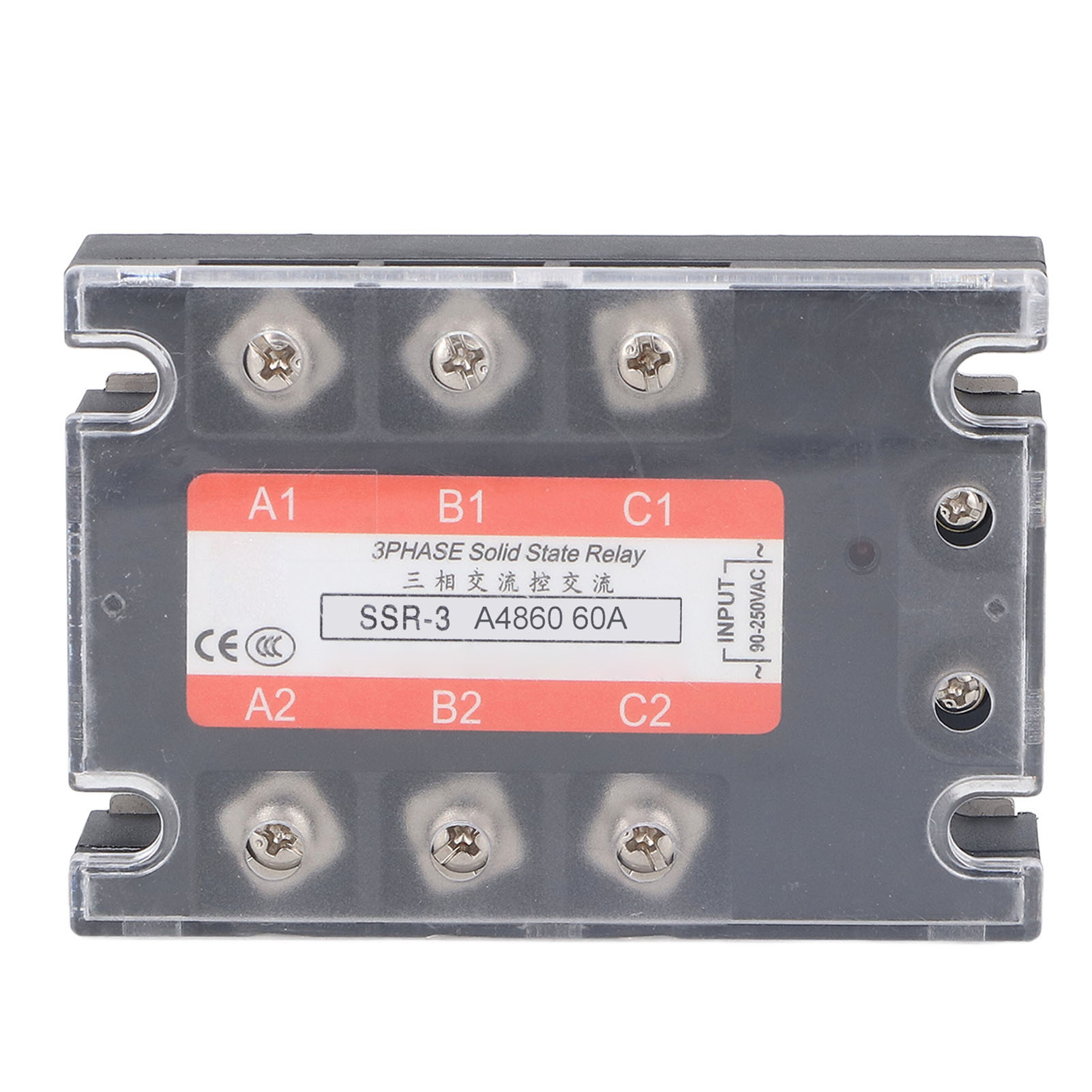 Zweiphasiges Dreiphasiges Scr-halbleiterrelais, Ssr-modul, Ac 90–250 V Eingang, 24–480 V Ausgang, Lastregler