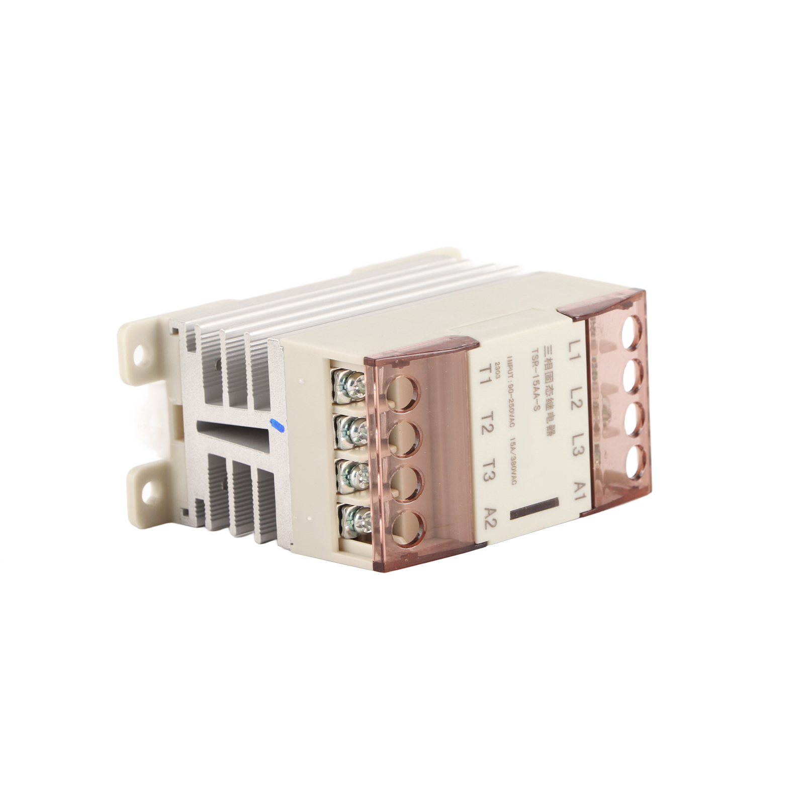 Ssr 90-250v Ac Halbleiterrelais Eingang Zu 24-380v Ac Ausgang, Hausautomatisierungszubehör Tsr 15aa S, 15a.