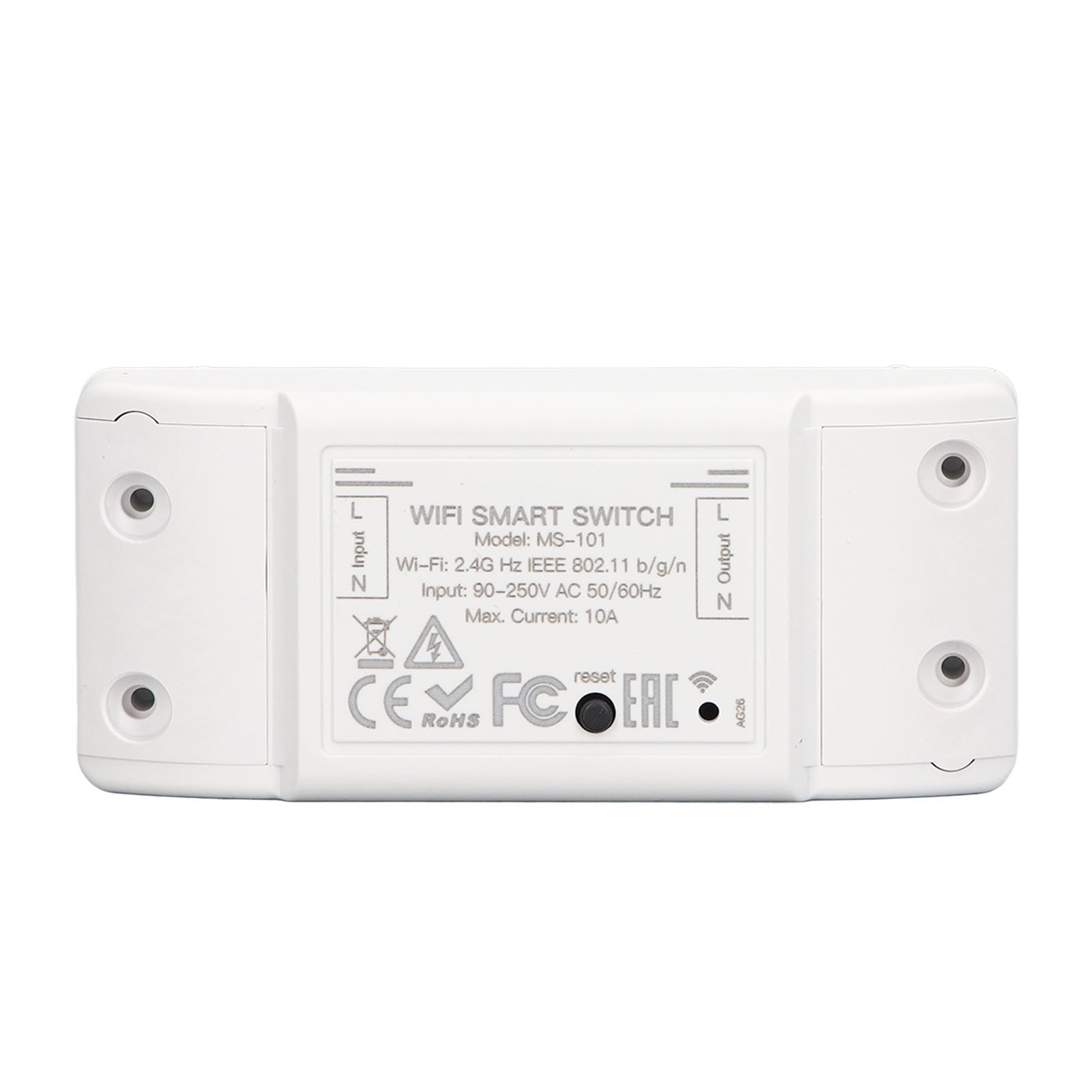 Tuya-kompatibles Wlan-schaltmodul Mit Sprachsteuerung Und Timer, Ein-/ausschalter Per Fernbedienung Für Smart-geräte, 220 V, 10 A, 90–250 V