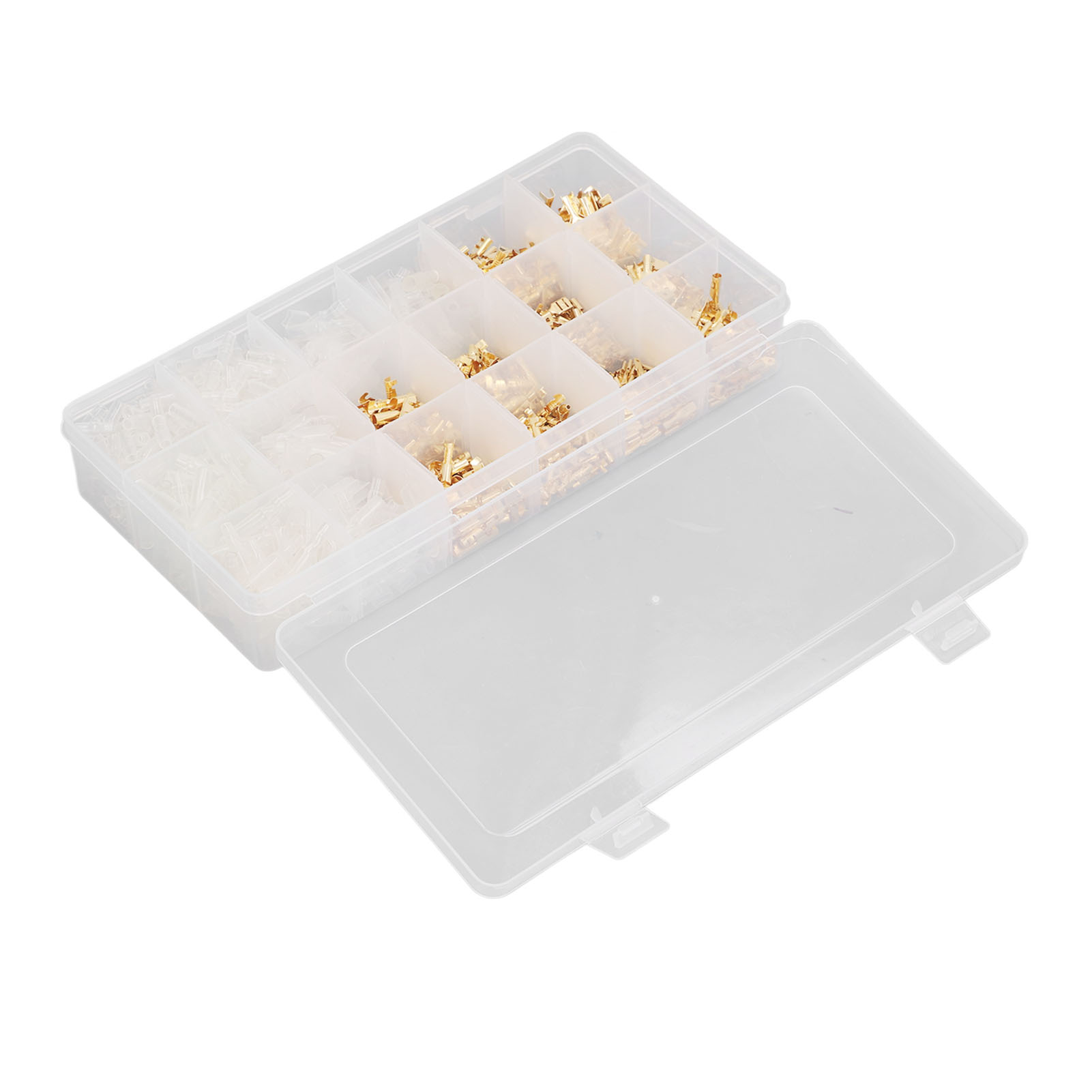 Packung Mit 1000 Elektrischen Streifenverbindern (männlich/weiblich), Vergoldetem, Flammhemmendem Pvc-anschlussset, Isolierten Schiebeklemmen Für Die Verdrahtung