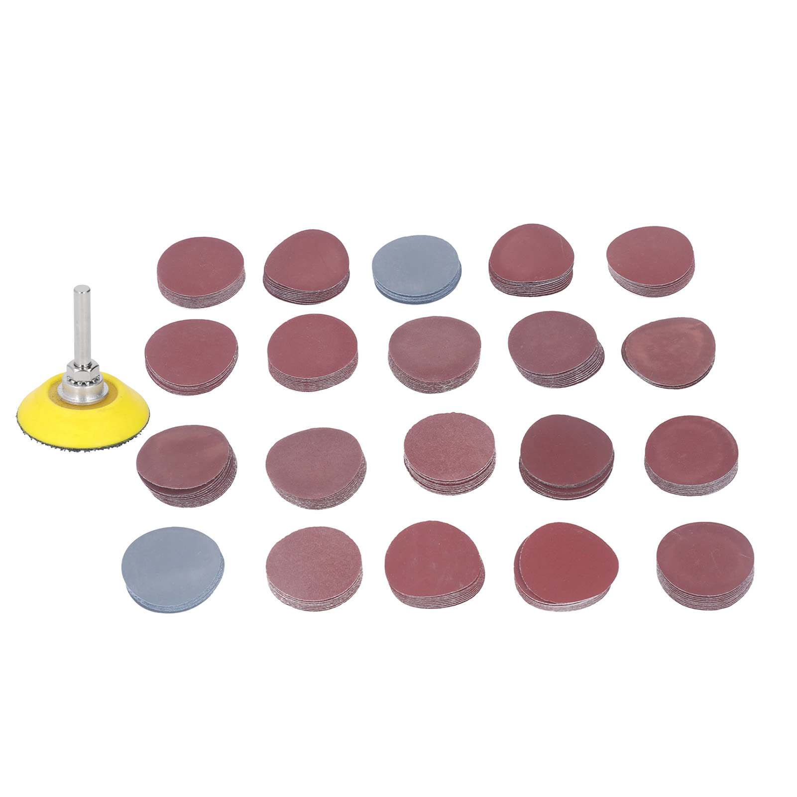Packung Mit 203 50-mm-samtschleifscheiben, Polierpads, Schleifmittel Mit Innengewinde Zum Schleifen Und Polieren.
