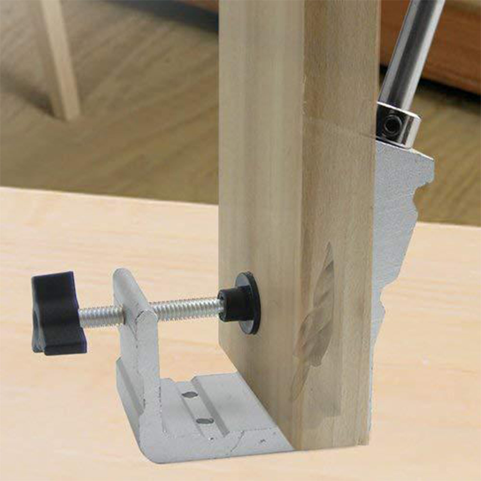 Winkelbohrhilfe Für Holz, Bohrpositionierhilfe, Winkelbohrwerkzeug, Führungsset Für Die Holzbearbeitung, Präzise Und Einfache Befestigung.