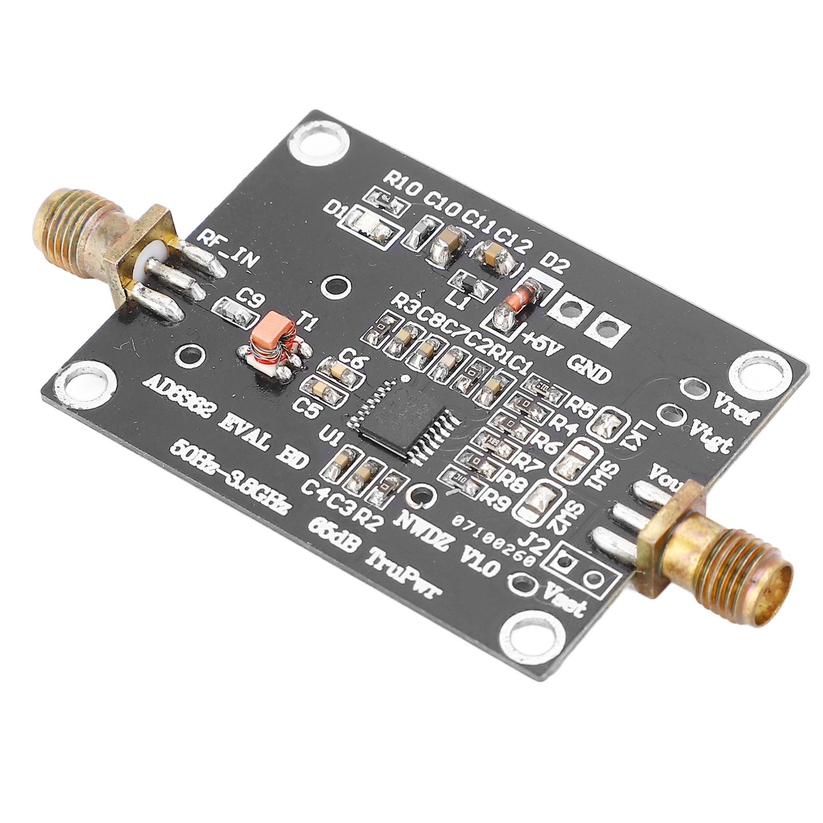 Rms Dc 65db 50hz-3,8ghz Detektionsmodul Mit Hf-leistungswandler, 3,3-5v-platine, Präzise Messung