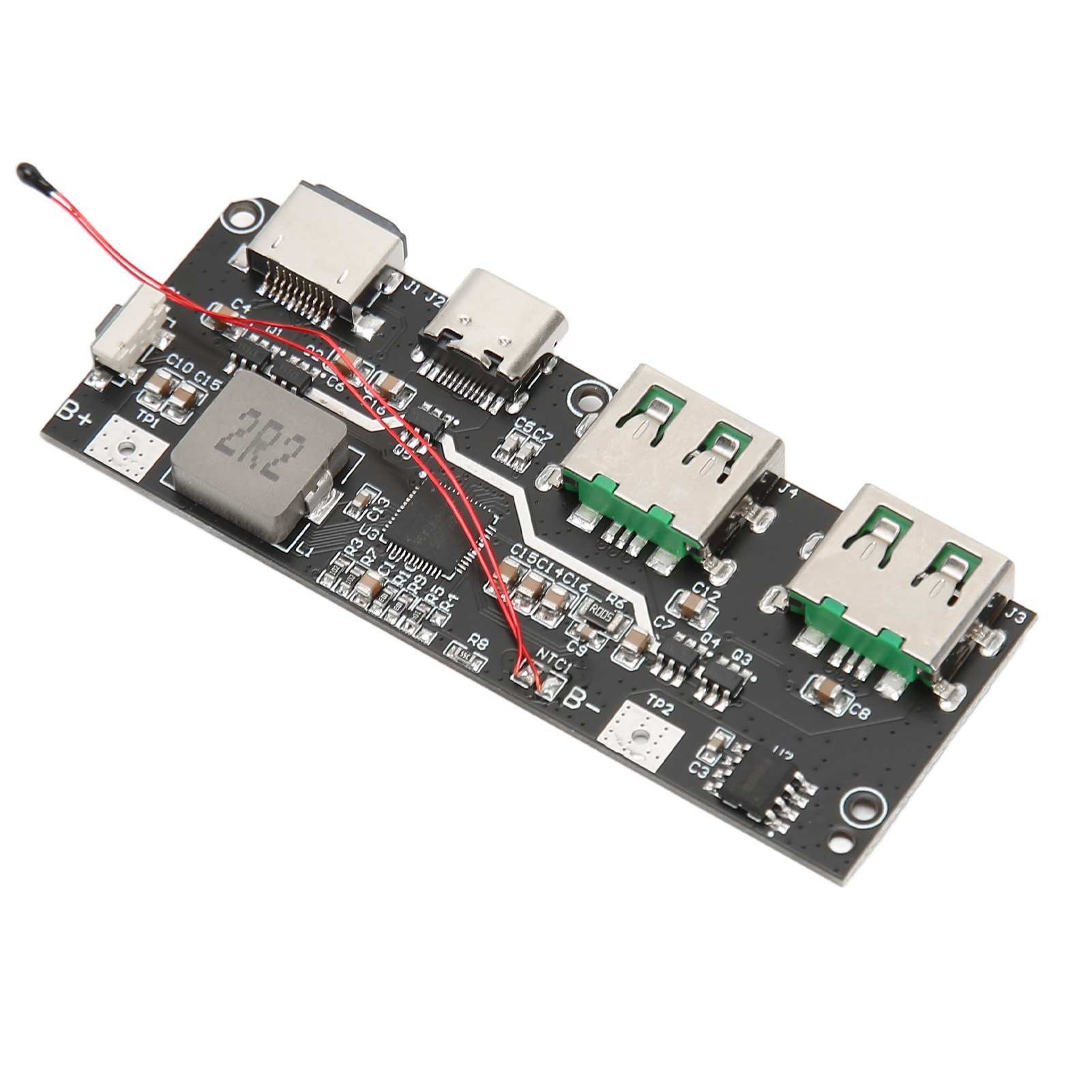 5-port Bidirektionales Micro-usb-typ-c-schnellladegerät, 4,5-13,5-v-lademodul, Bidirektionale Adapterplatine.
