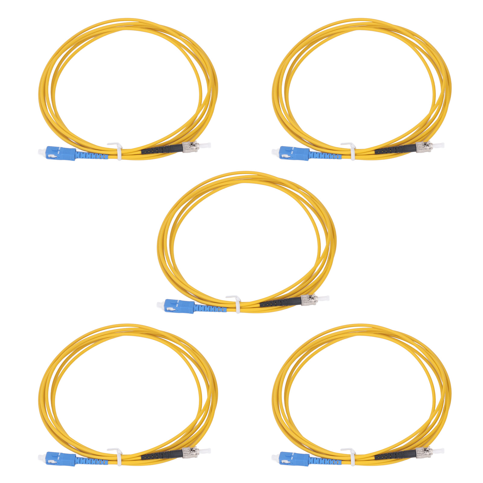 5-teiliges Glasfaser-verlängerungskabel, Halogenfrei, Alterungsbeständig, Upc Sc-st-stecker, Für Elektrische Netzwerke