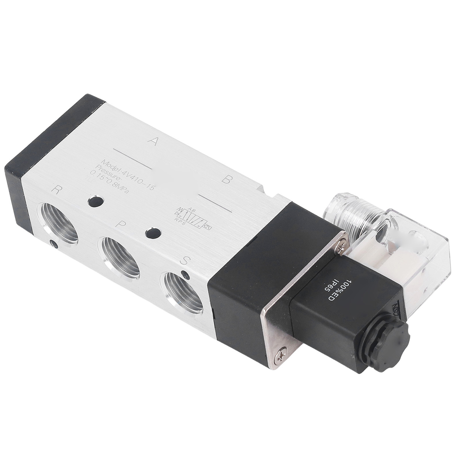 5/2-wege-pneumatik-magnetventil Ip65, Hochpräzise Pilotsteuerung, 0,15–0,8 Mpa, 220 V Ac, Elektromagnetisch Gesteuerter Luftverteiler