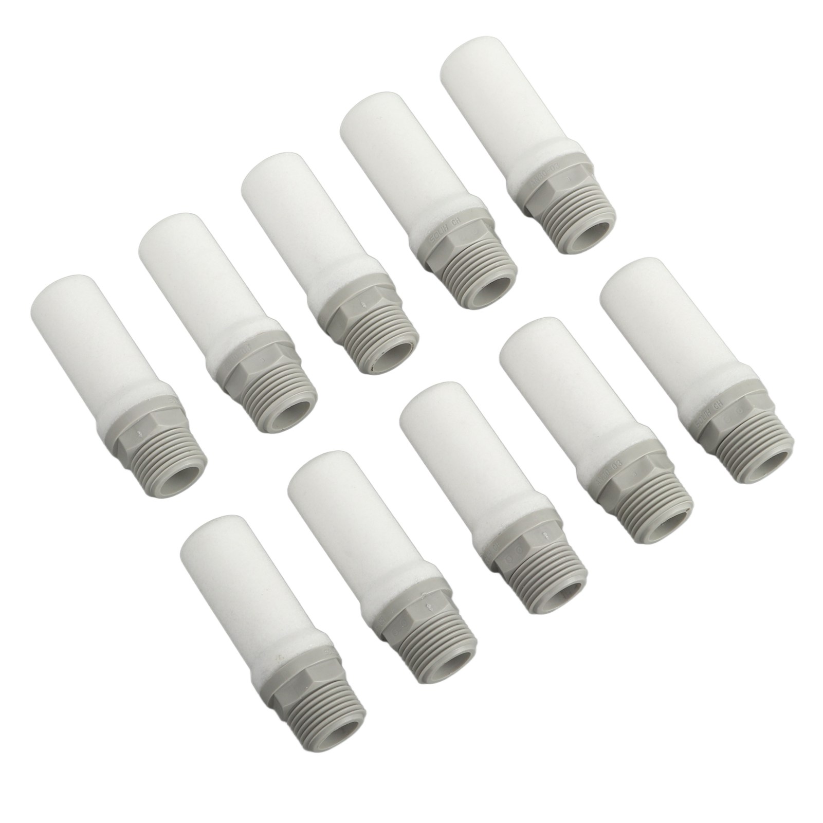 G3/8-zoll-pneumatikschalldämpfer, Packung Mit 10 Spülschalldämpfern Für Magnetventile, Druckluft-abluftgeräuschreduzierer, Zuverlässiges Zubehör.