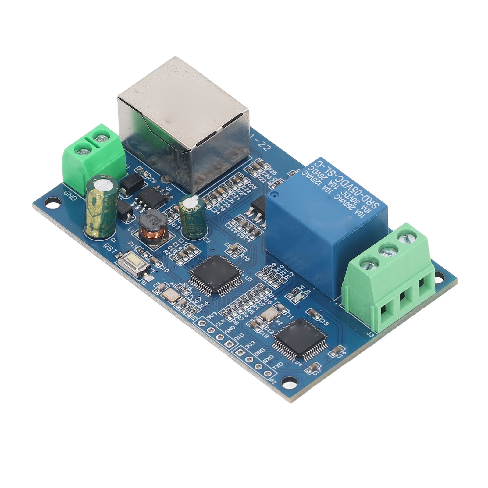 Rtu 1-wege-ethernet-lan-relaismodul Für Die Leiterplattensteuerung Elektronischer Bauteile