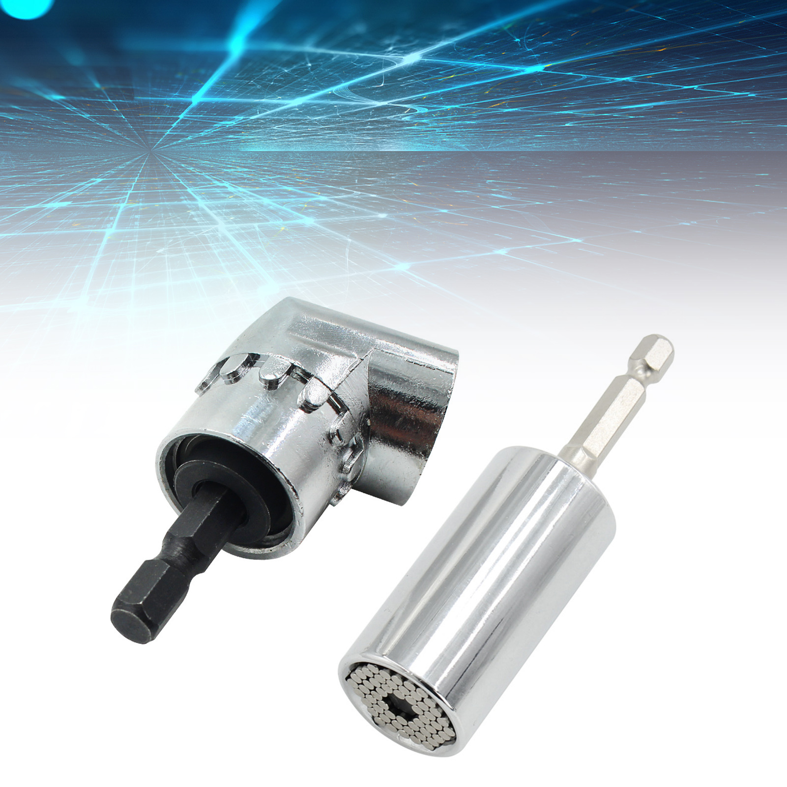 Set Aus 3 105°-ratschenschraubendrehern Mit Steckschlüsseladapter, Industrielles Handwerkzeug