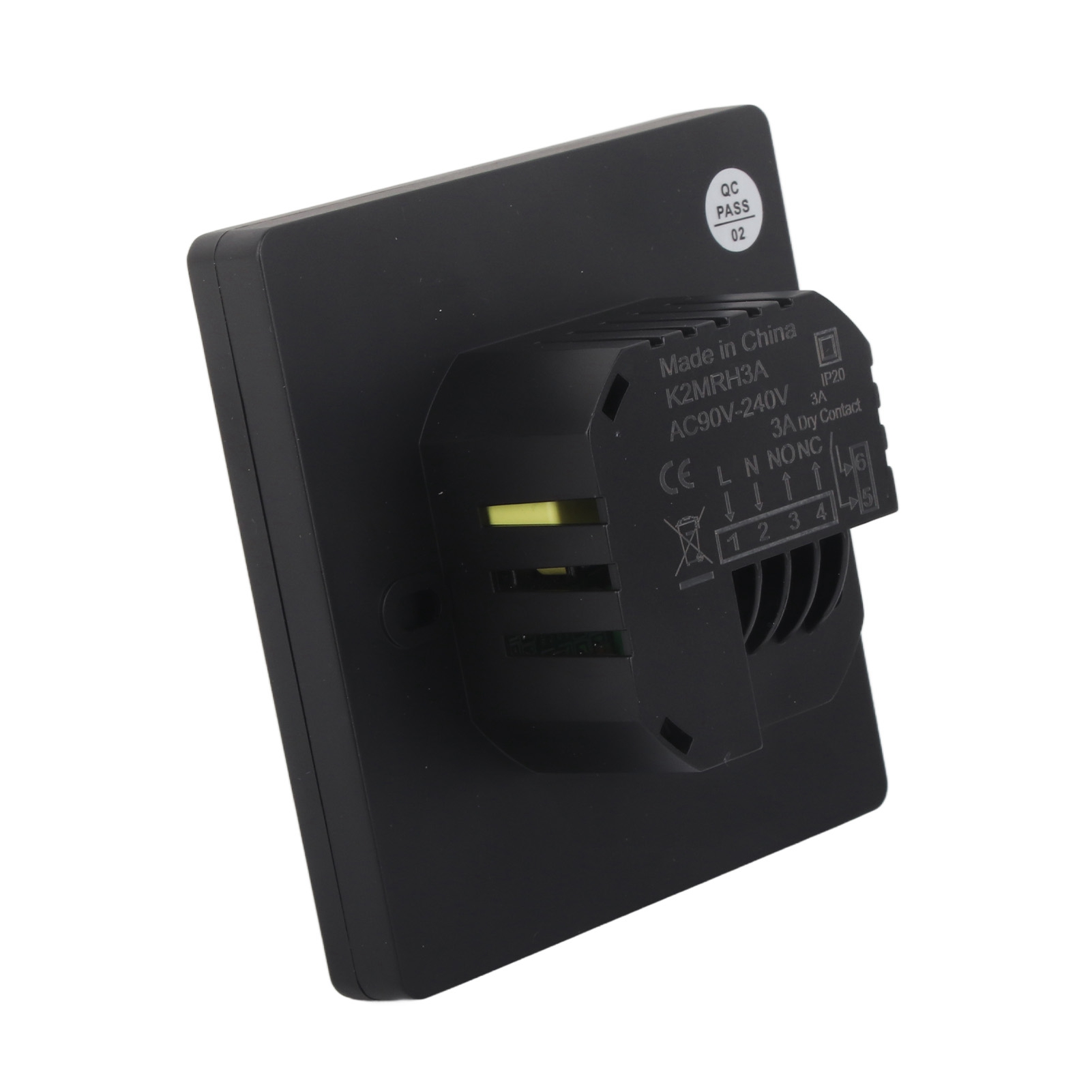 4400-w-fußbodenthermostat Mit Lcd-touchscreen, Einstellbar Von 5 Bis 60 °c, Wechselstrom 90–240 V, 3 A, Mit Kopplungsfunktion