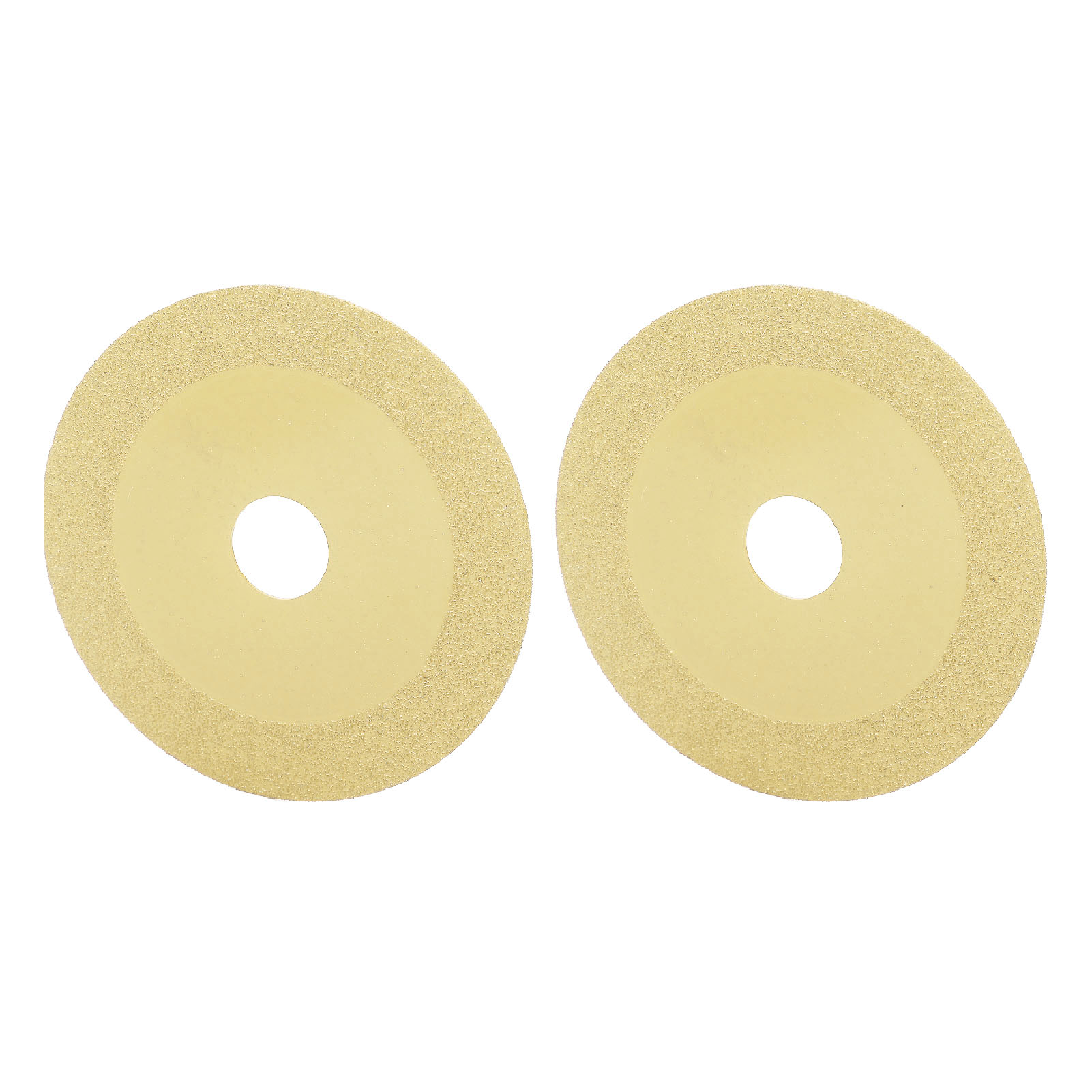 2 Diamantschleifscheiben Für Rotationsschleifer, Keramik- Und Glassägeblatt, Champagnergoldene Farbe