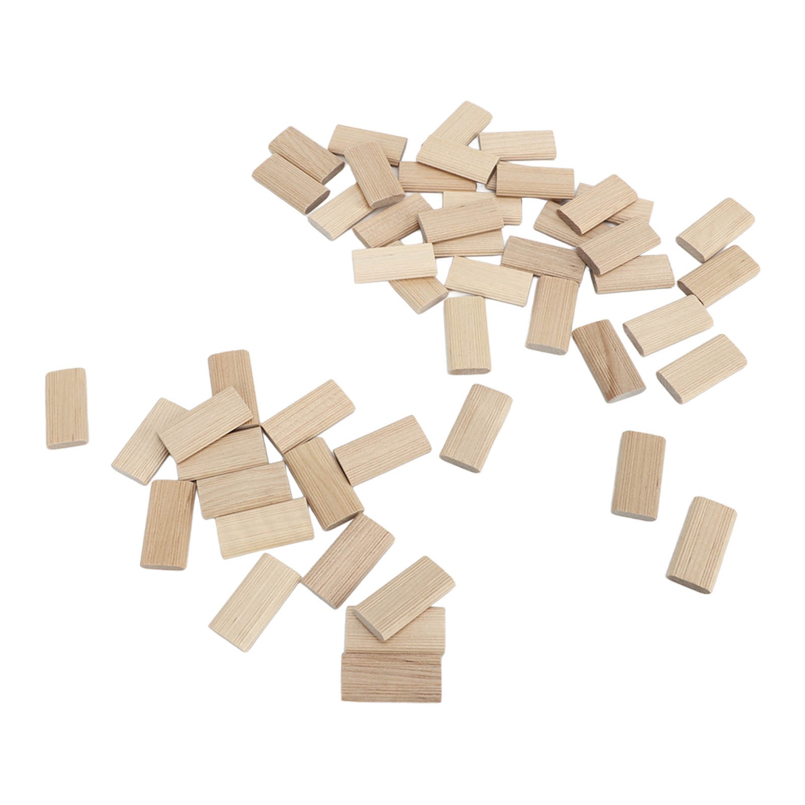 Packung Mit 50 Massiven Domino-dübeln Aus Buchenholz, Verbindungsdübel Für Tischlerarbeiten, Möbelmontage Und Kreative Diy-projekte.