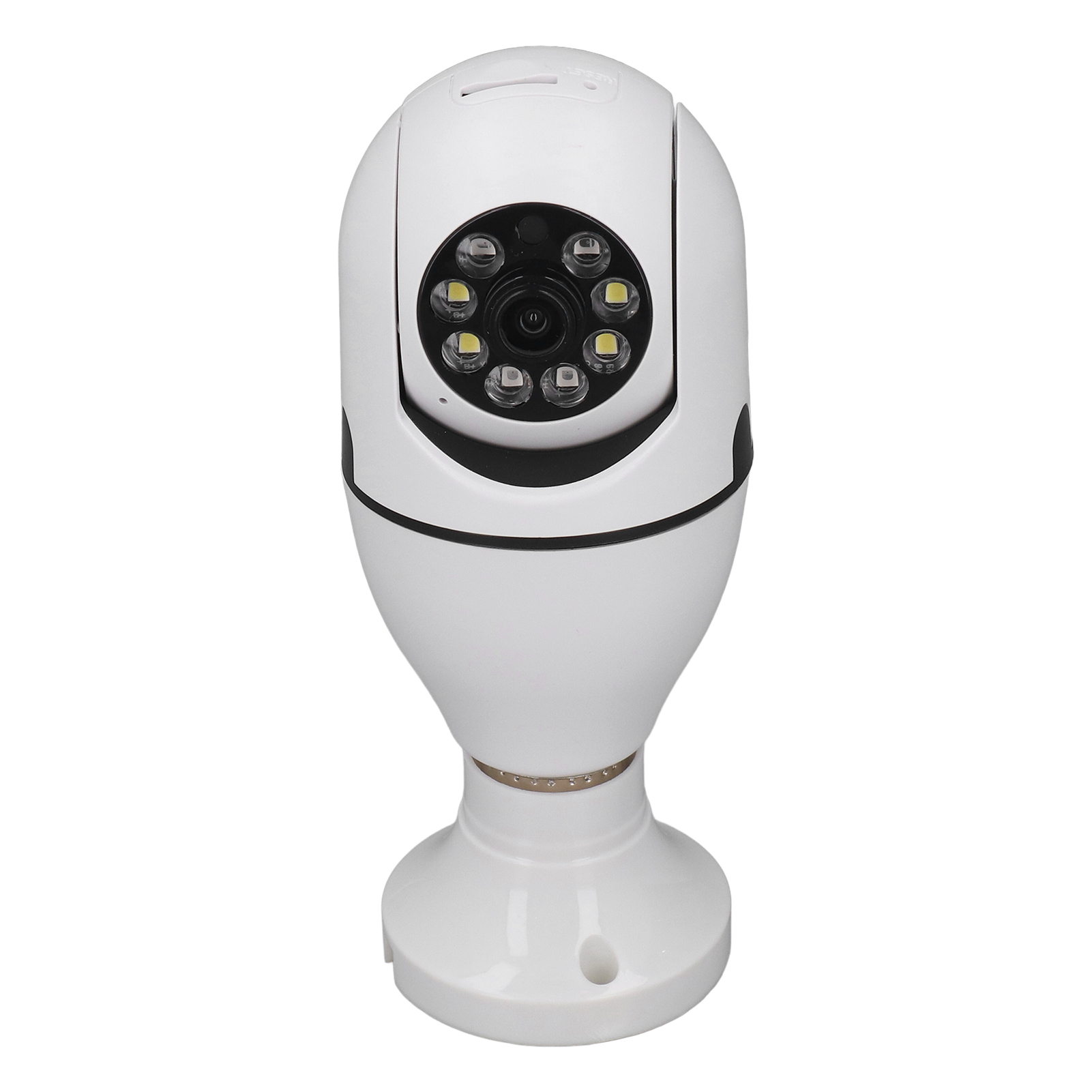 2mp 1080p Wifi Überwachungskamera E27, Nachtsicht, Bewegungserkennung, Sprach-gegensprechanlage, Tuya Kompatibel, 250v, Sicherheitskameralampe.