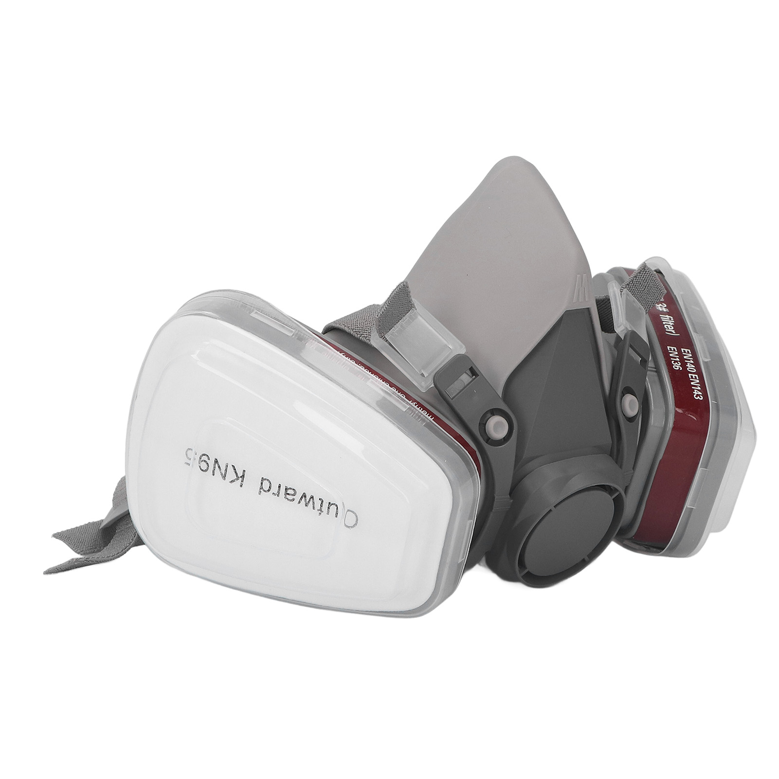 7-teilige Staubmaske, Wiederverwendbare Halbmaske, Atemschutz Für Maler- Und Heimwerkerarbeiten, Leichte Filterung, Professioneller Einsatz.