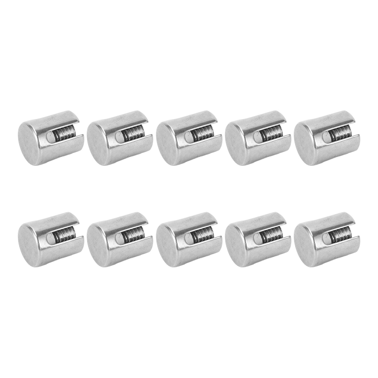 Packung Mit 10 Edelstahl-316-kreuzkabelklemmen, 5-mm-kabelklemmen Für Geländer, Wandmontagezubehör