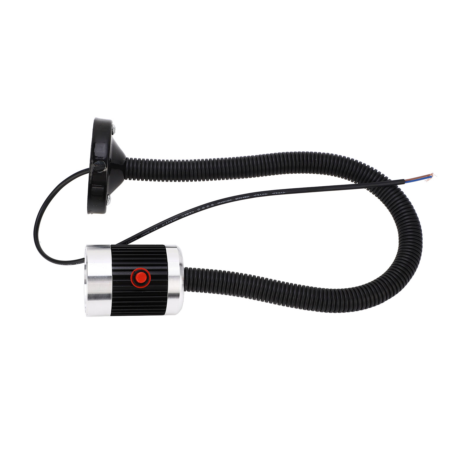 3w Ac220v Industrielle Led-maschinenlampe, Flexibler Schwanenhals Mit Rundem Magnetfuß, Werkstattbeleuchtung Für Cnc-drehmaschinen Und Werkzeuge