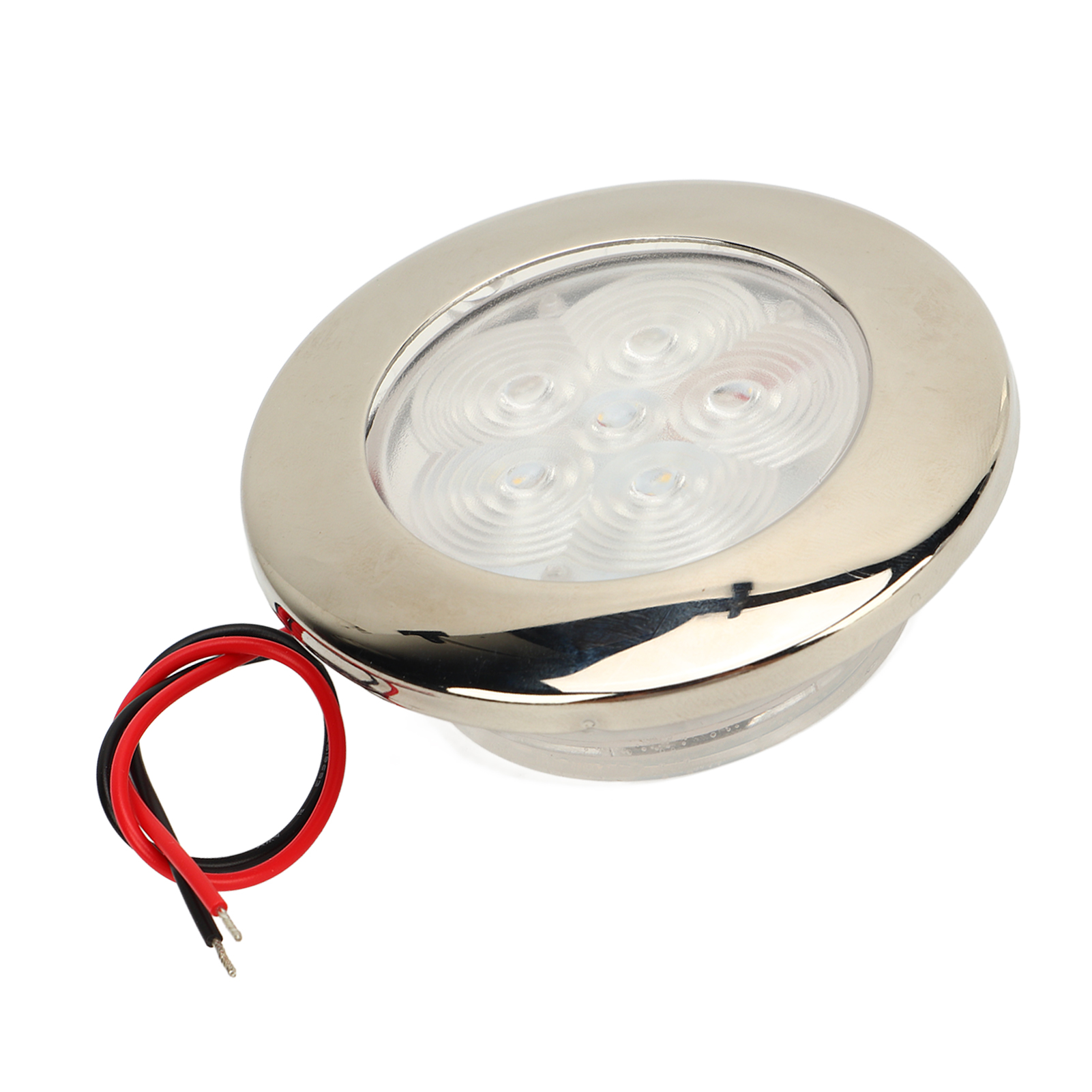 12-v-gleichstrom-led-einbauleuchte Für Wohnmobile Und Boote, 1-w-innendeckenleuchte, Tageslichtweiß (5500–6300 K), Einbaumontage, 1 Stück
