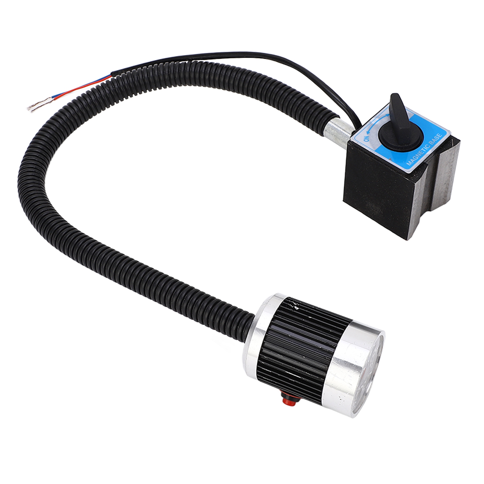 Ac220v 5w Led-werkzeugmaschinenleuchte, Flexibler Schwanenhals, Magnetfuß, Helles, Warmweißes Licht, Leuchte Für Cnc-dreh- Und Fräsmaschinen.