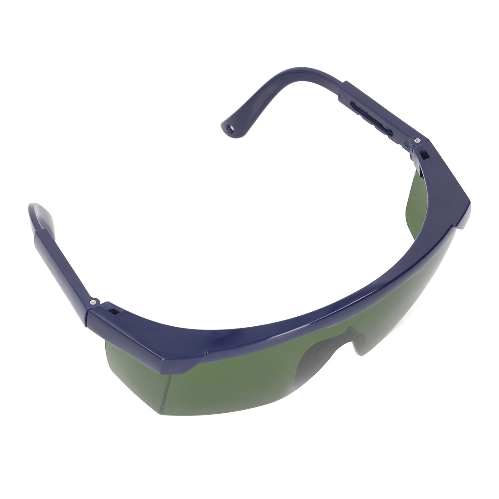 Laserschutzbrille Mit Glasfaseroptik, Grüne Gläser, Blauer Rahmen, Augenschutz Im Bereich Von 740–1100 Nm, Professioneller Augenschutz