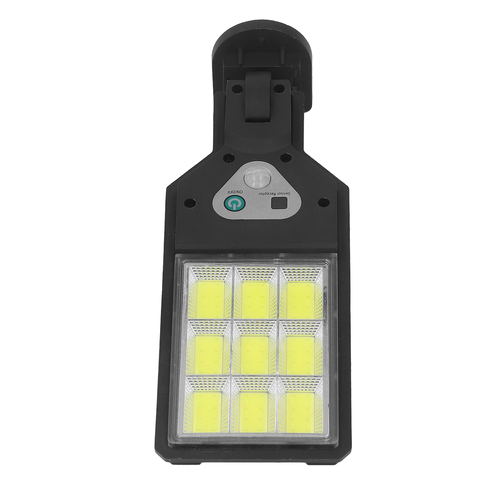 Solarbetriebene Bewegungsmelderleuchte, Ip64 Wasserdicht, Hochempfindliche Weiße Cob-beleuchtung, Mit Fernbedienung, Infrarotsensor Für Den Außenbereich