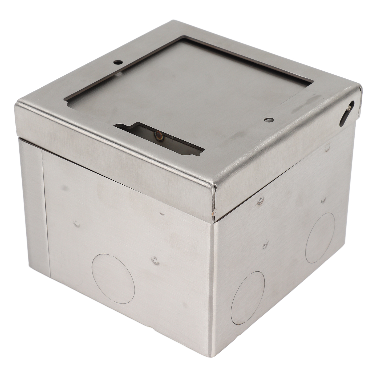 Bodeneinbausteckdose Aus Edelstahl Und Polycarbonat, Wasserdicht Und Elegant, Versenkbare Wandsteckdose 250 V Wechselstrom