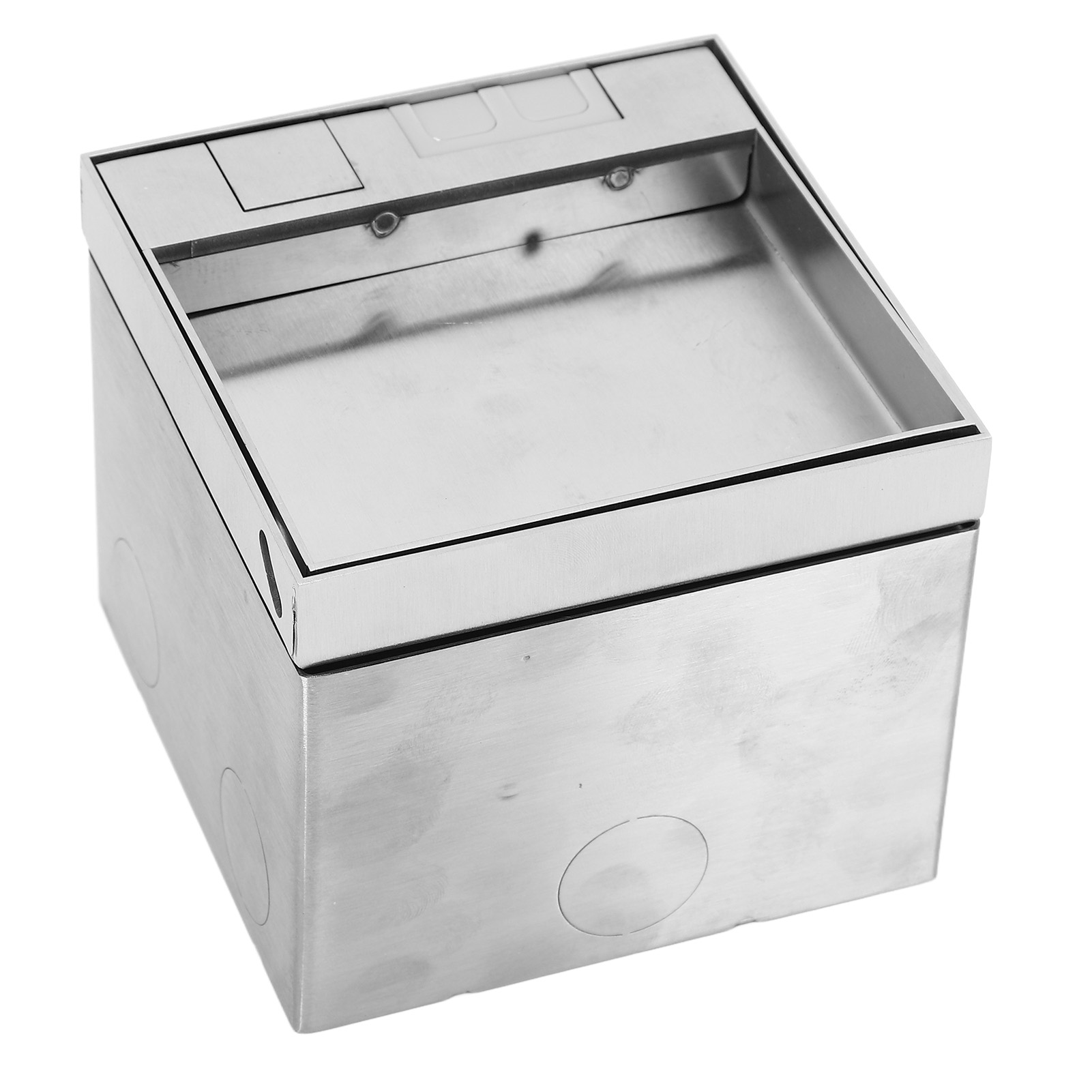 Versenkte 3-loch-bodensteckdose, Wasserdichtes Gehäuse Für Büro, Theke, Konferenzraum, Ac250v, Netzteil