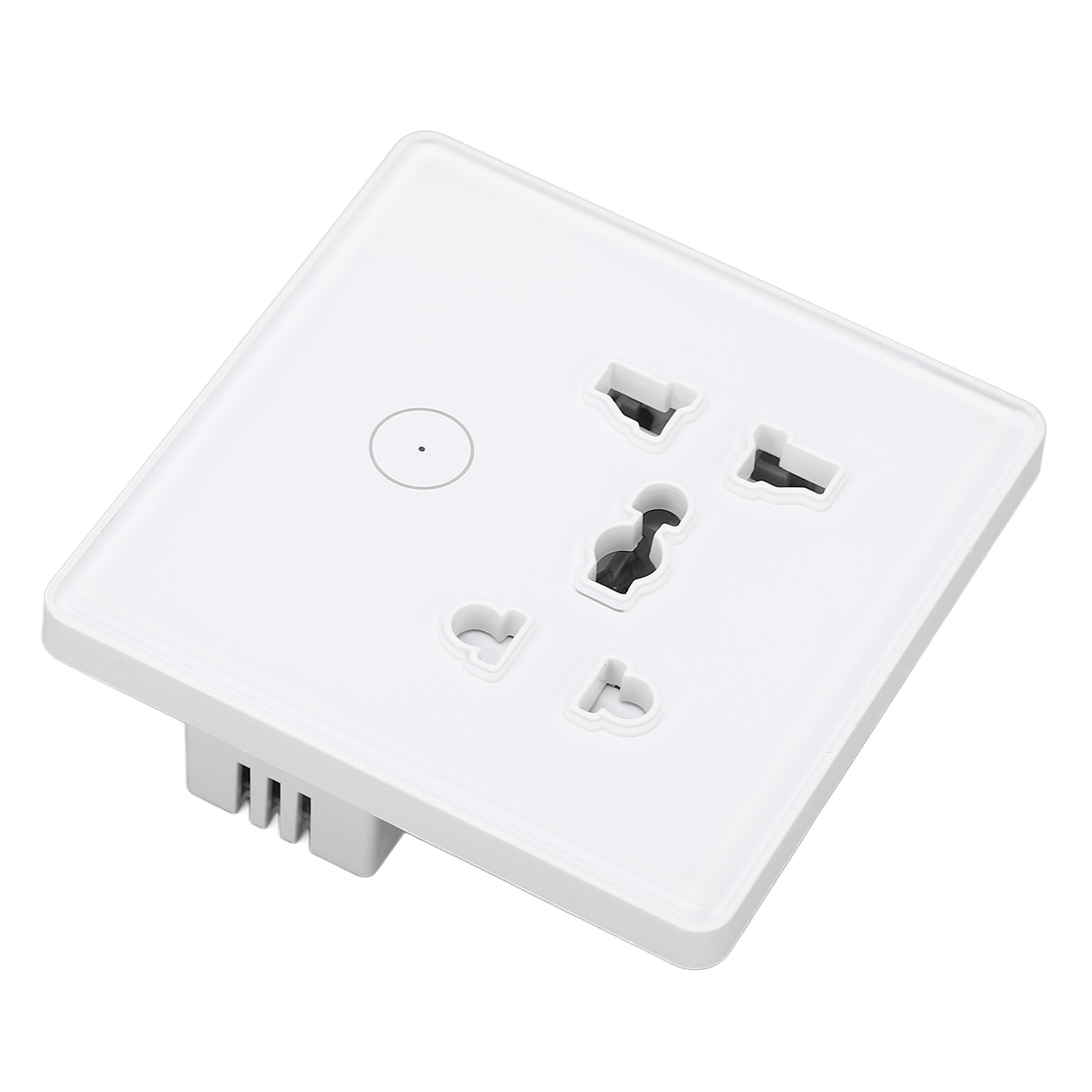 Intelligente Wlan-steckdose Mit Touch-schalter, App-fernsteuerung, Timer-funktion, Tuya-kompatibel, 100–240 V, Smart-steckdose