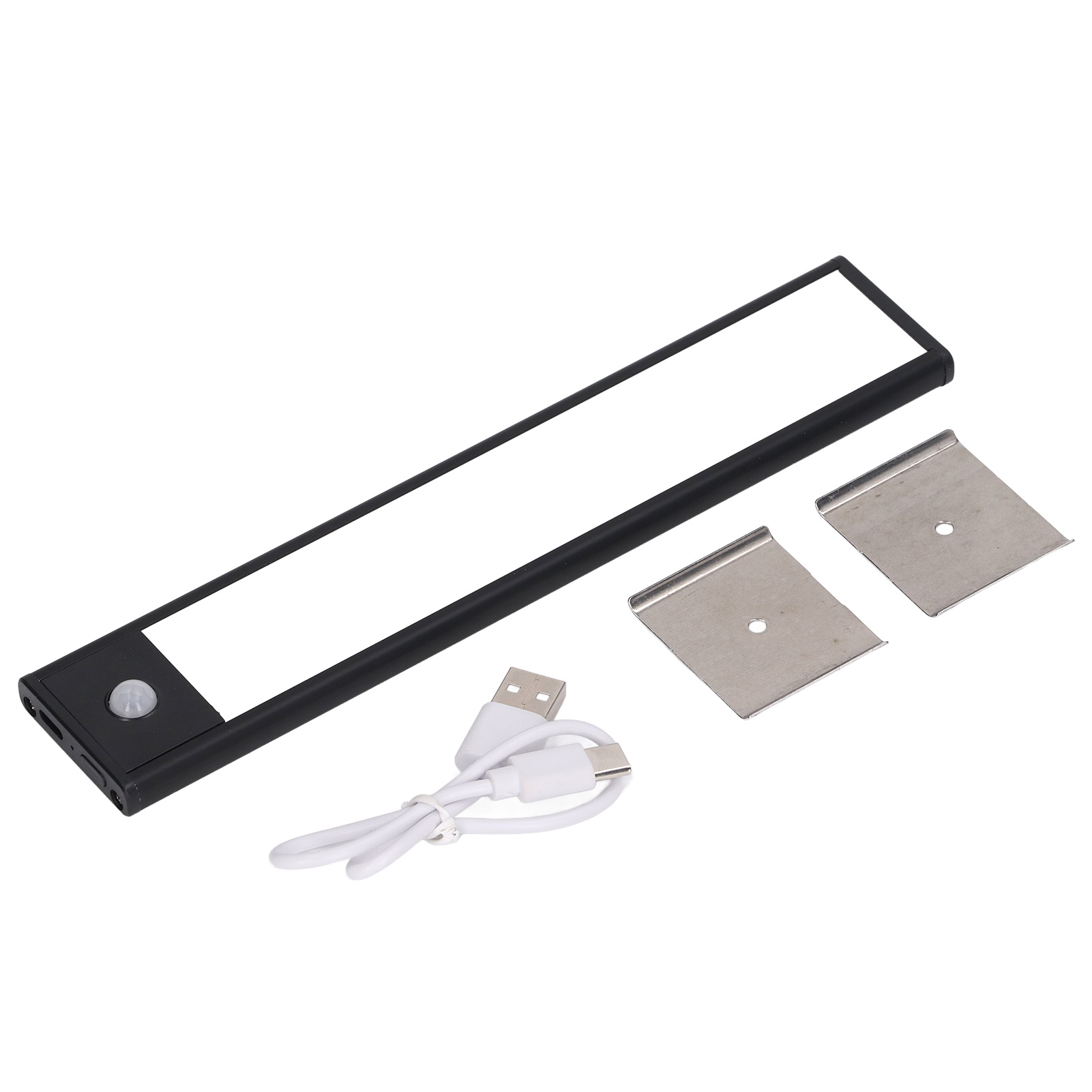 Aluminium-led-bewegungsmelderlampe, Kabellos, Usb-aufladbar, Intelligente Beleuchtung Für Schrank, Garderobe Und Regal.