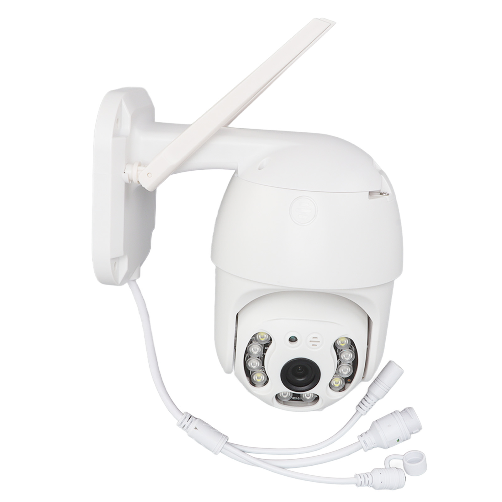 3-megapixel-funk-ip-kamera, 360°-drehung, Dual-led-nachtsicht, Ip66 Wasserdicht, Wandmontage Möglich, Fernüberwachung Im Außenbereich, Netzteil Mit 100–240 V Eu-stecker, Sicherheitsmonitor